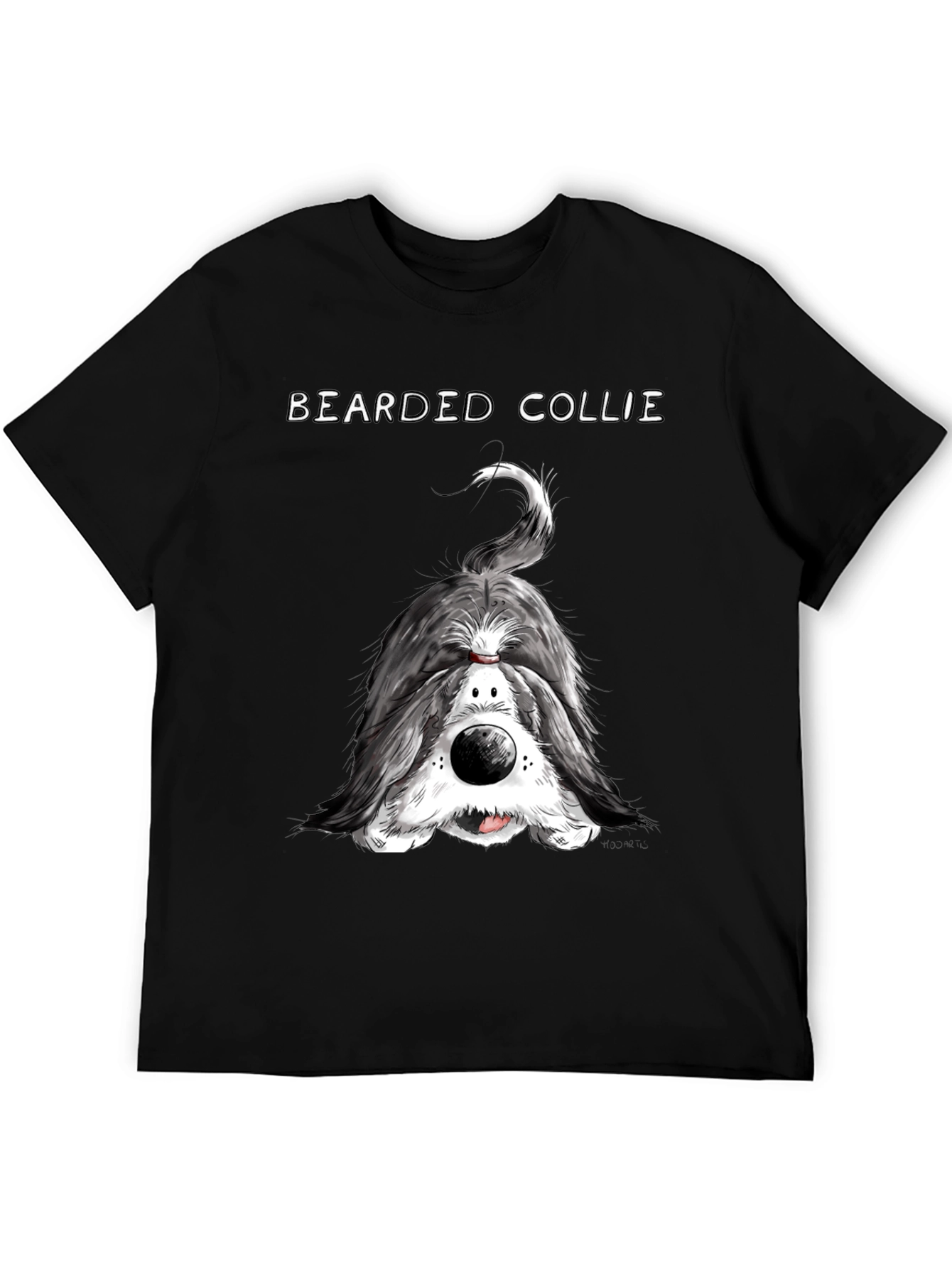 Bearded Collie T-Shirt - Funny Dog Portrait Tee