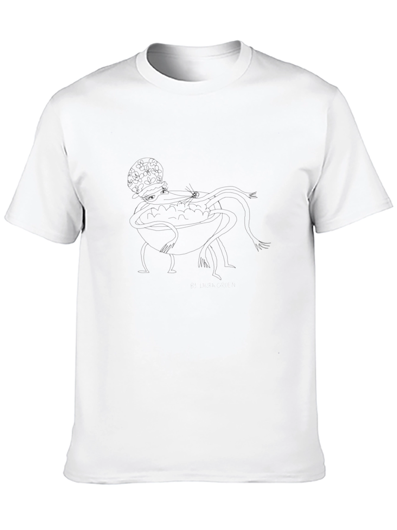 Mens Black Graphic T-Shirt - Unique Design