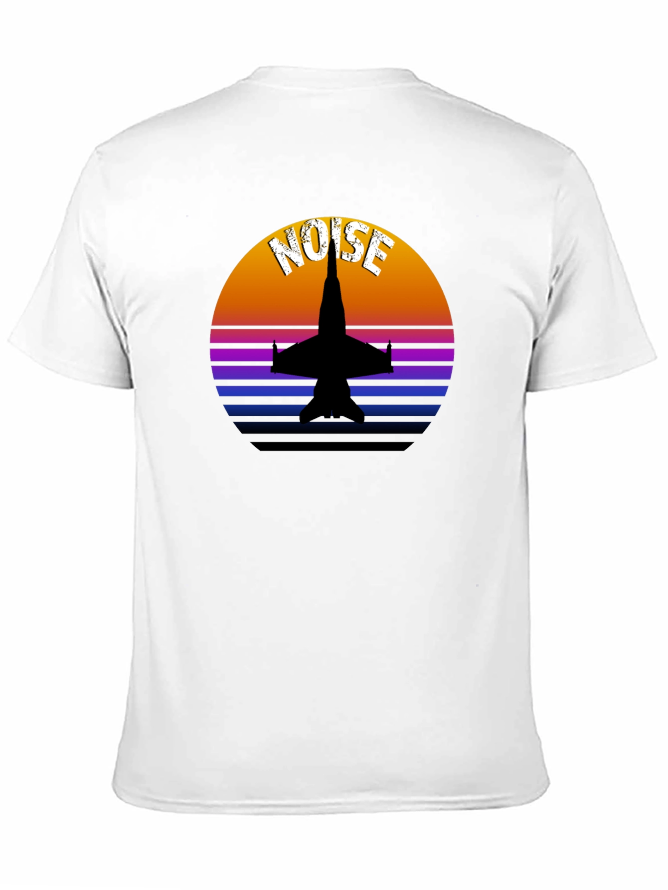 Retro Jet Fighter Noise Graphic Tee