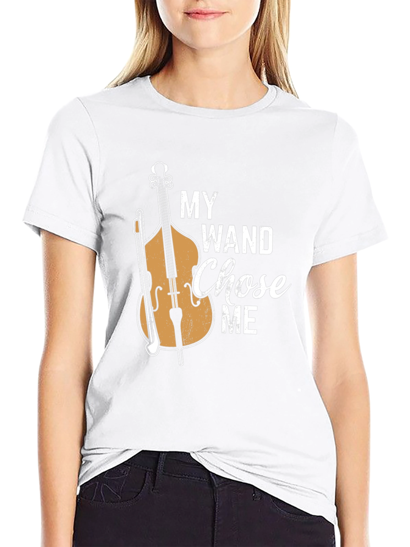 My Wand Chose Me Bass Player T-Shirt