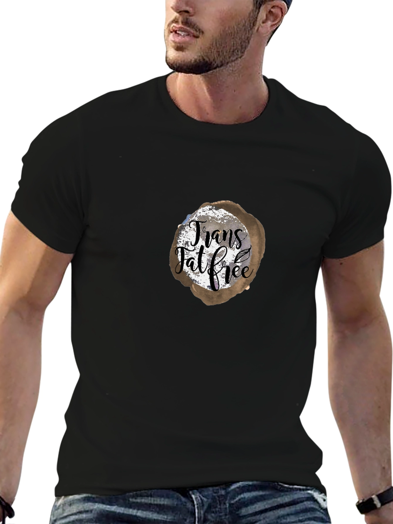 Trans Fat Free T-Shirt - Trendy Graphic Tee