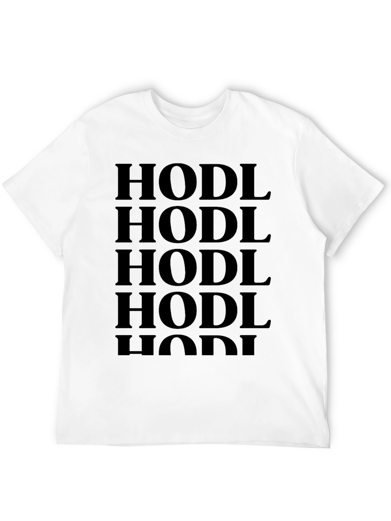 HODL Crypto T-Shirt - Black Cotton Graphic Tee