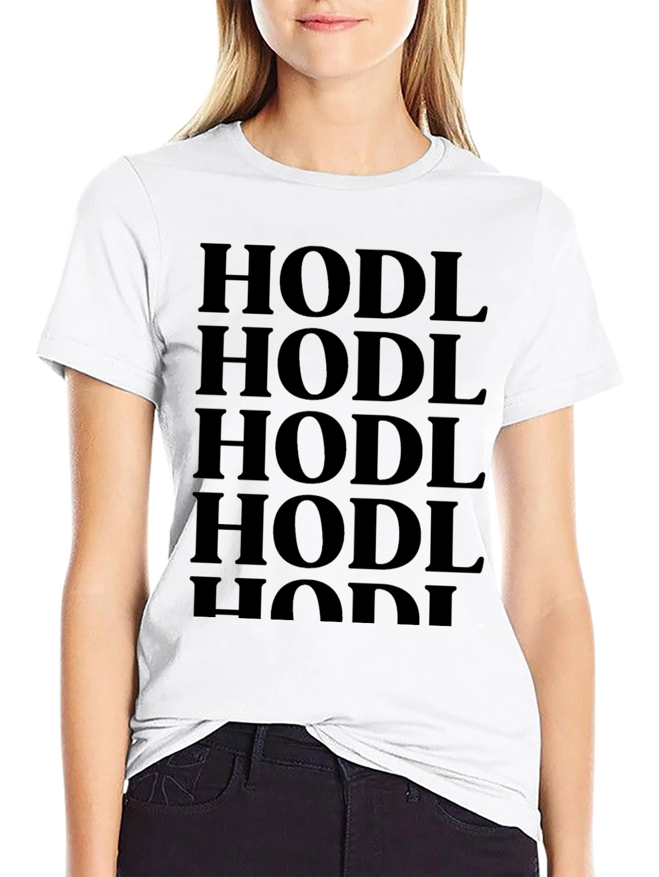 HODL Crypto T-Shirt - Black Cotton Graphic Tee