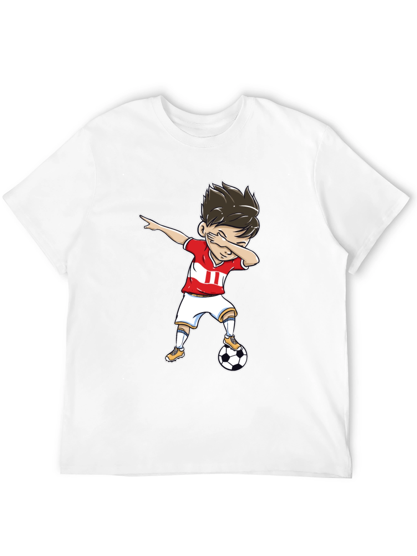 Soccer Dab T-Shirt: Cartoon Athlete