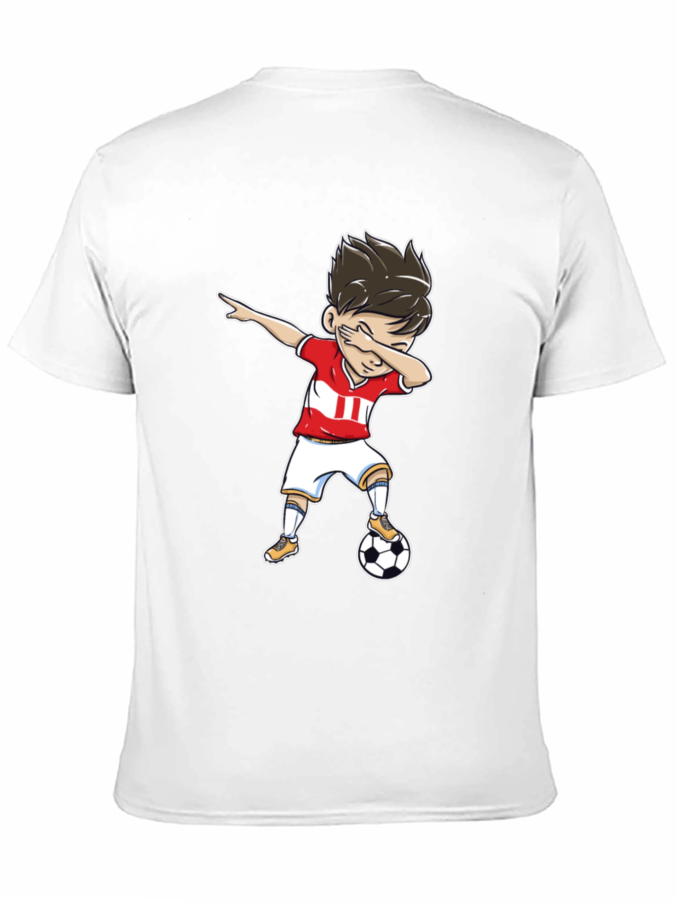 Soccer Dab T-Shirt: Cartoon Athlete