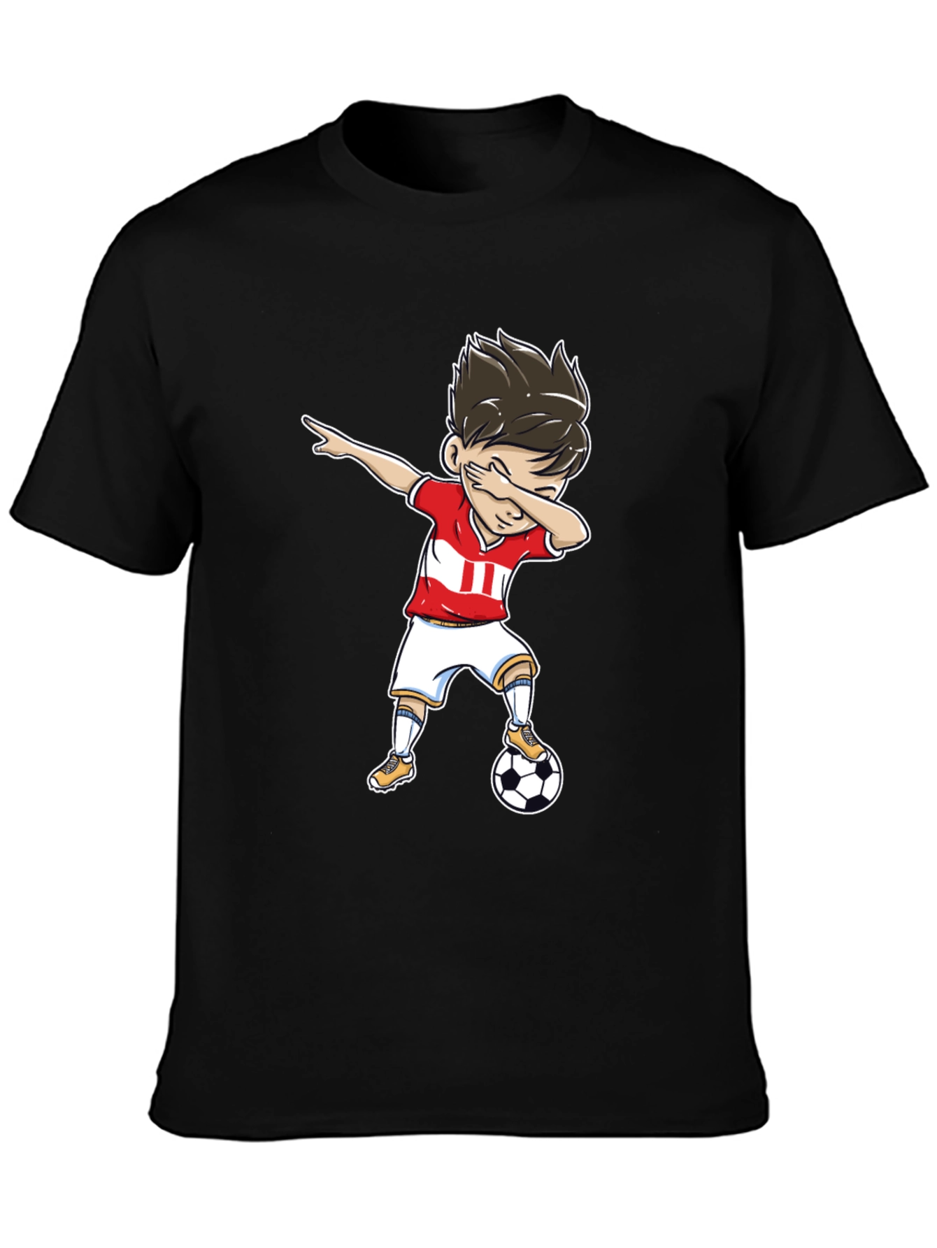 Soccer Dab T-Shirt: Cartoon Athlete