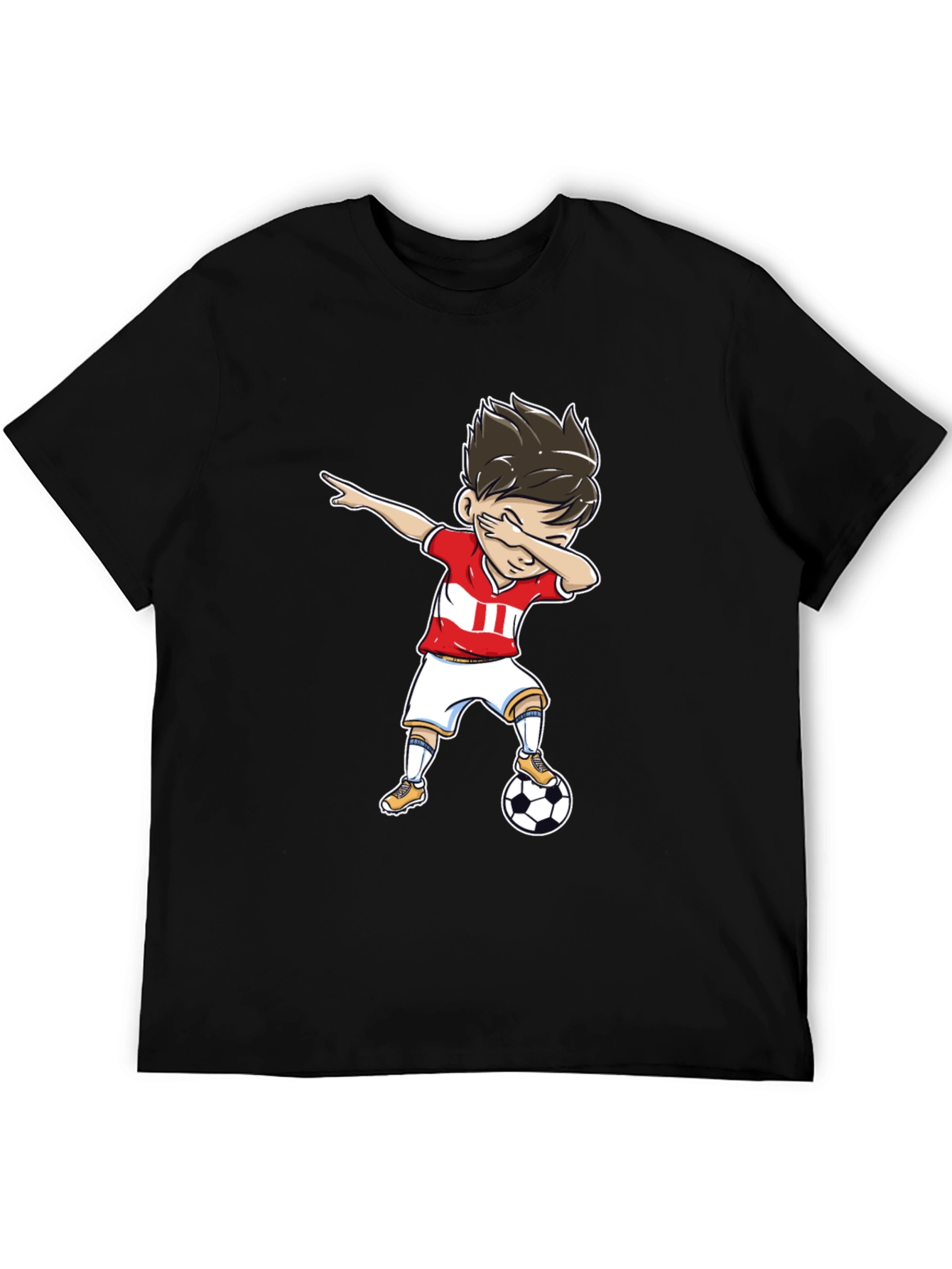 Soccer Dab T-Shirt: Cartoon Athlete