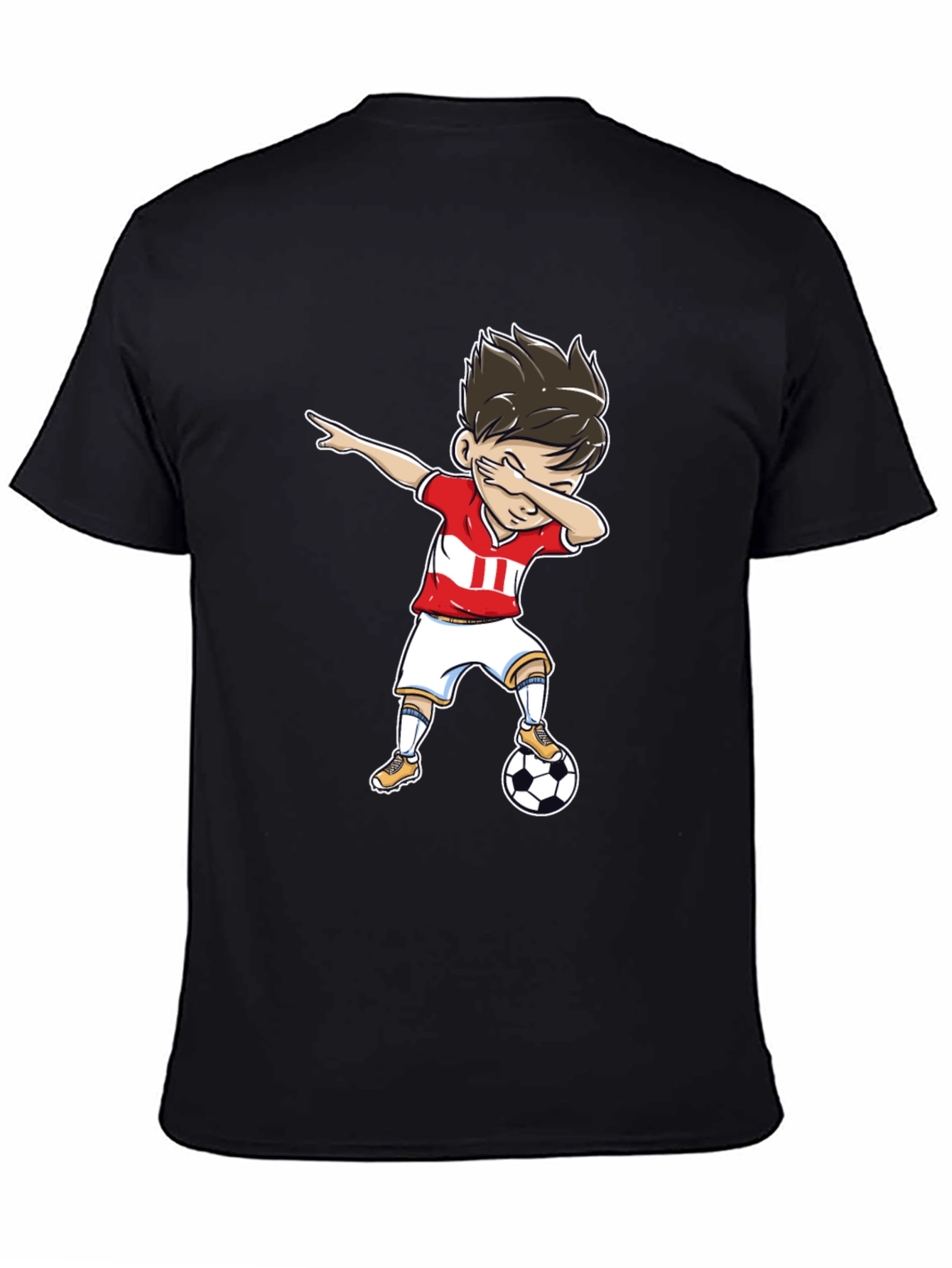Soccer Dab T-Shirt: Cartoon Athlete