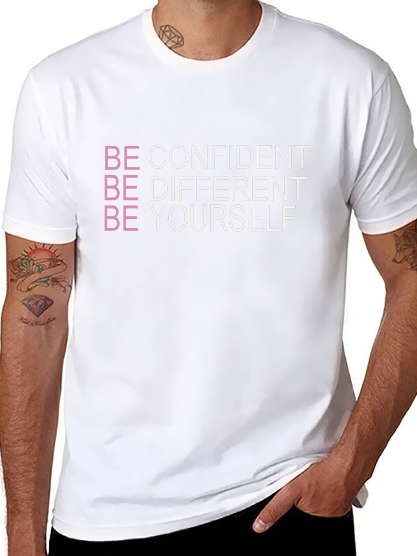 Be Confident Black T-Shirt