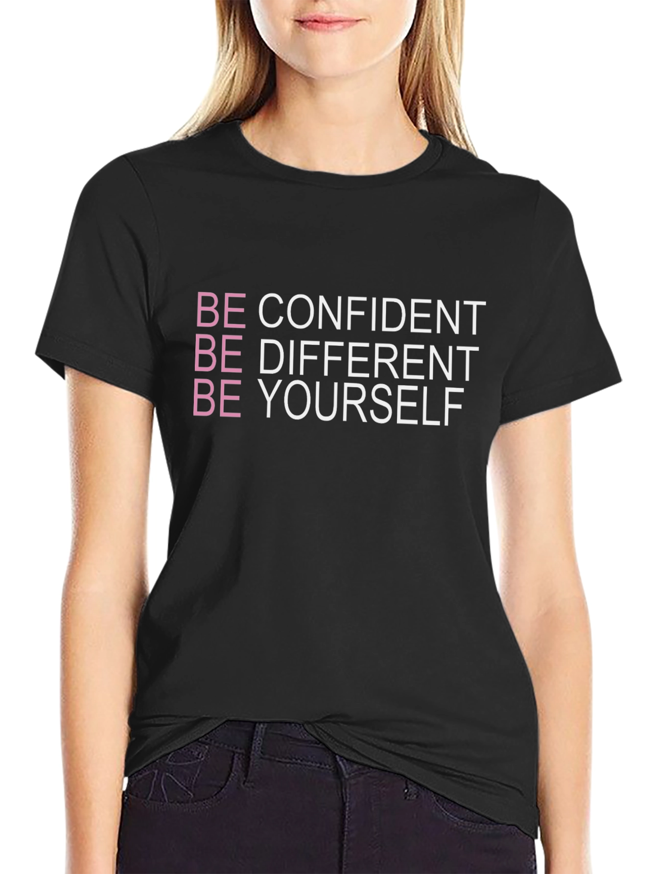 Be Confident Black T-Shirt