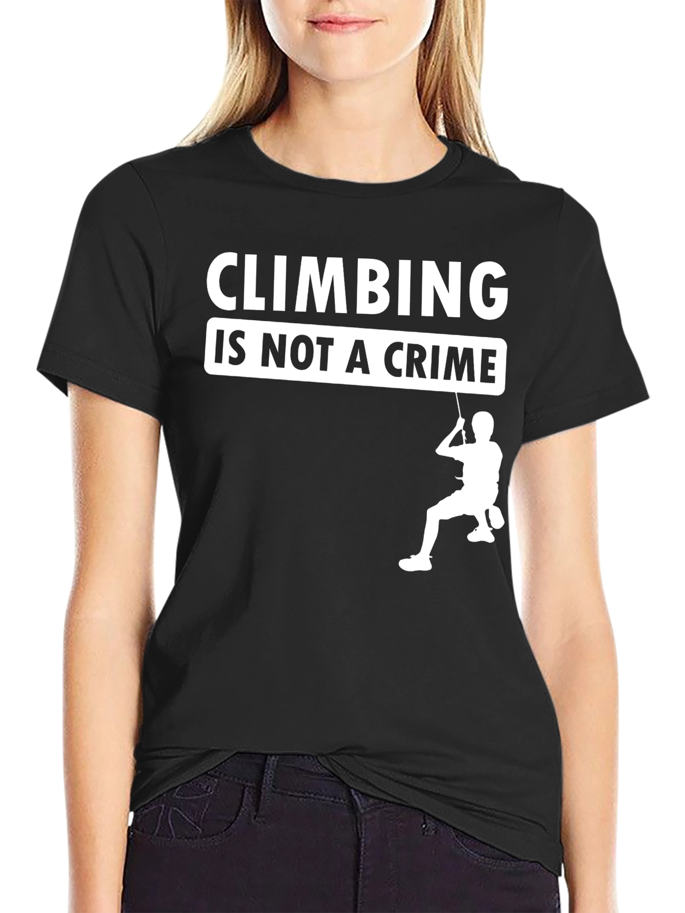 Climbing is Not a Crime T-Shirt