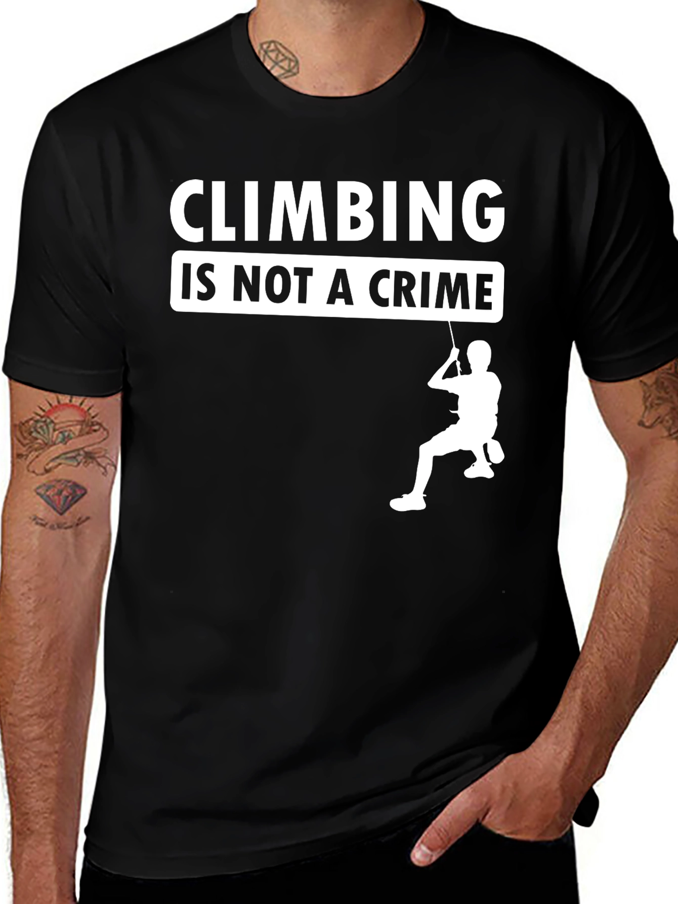 Climbing is Not a Crime T-Shirt