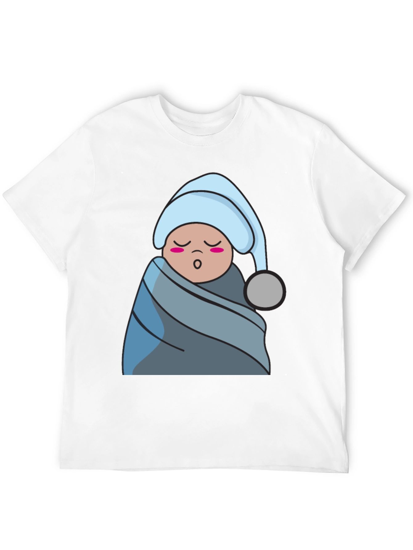 Cute Sleeping Baby Graphic T-Shirt
