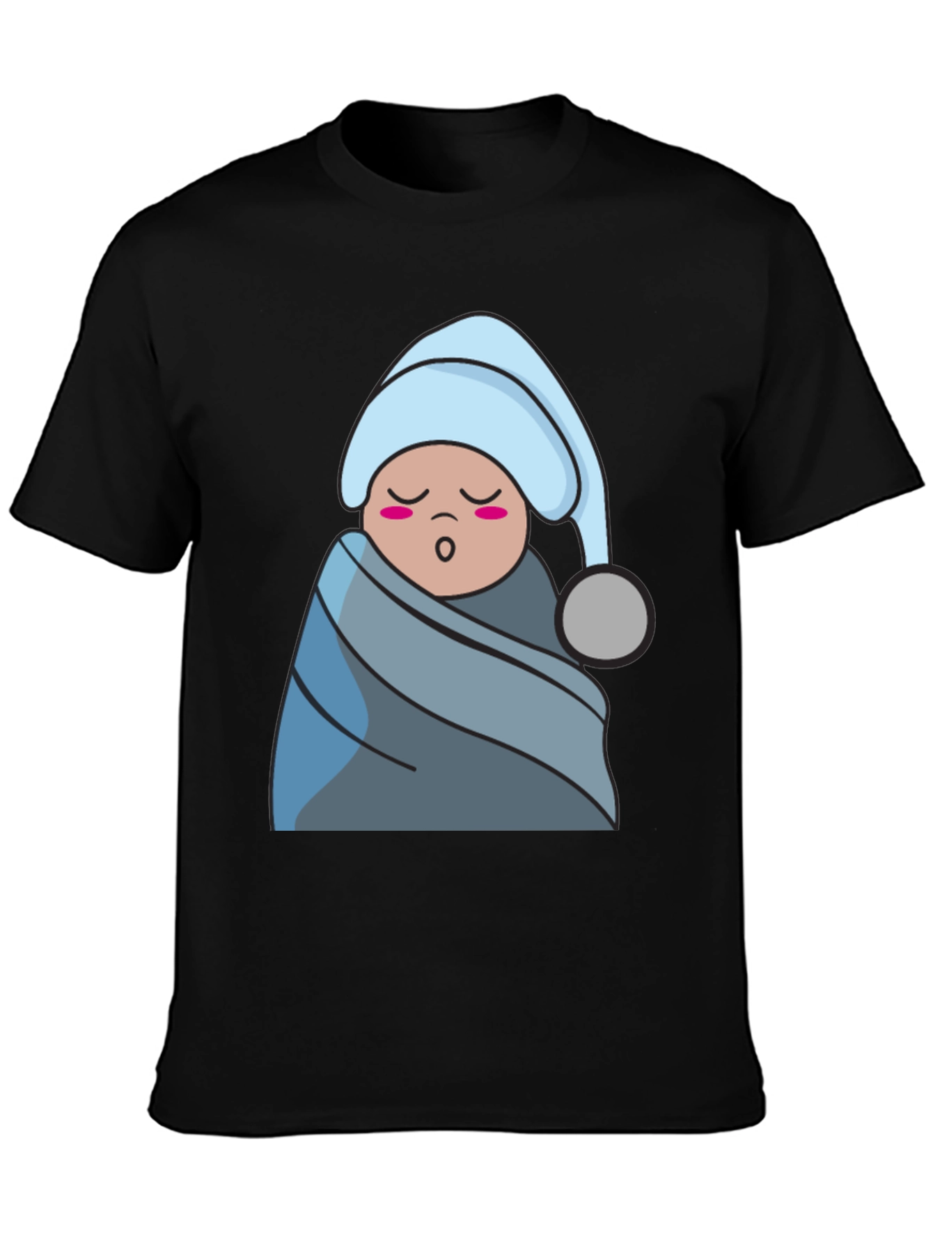 Cute Sleeping Baby Graphic T-Shirt