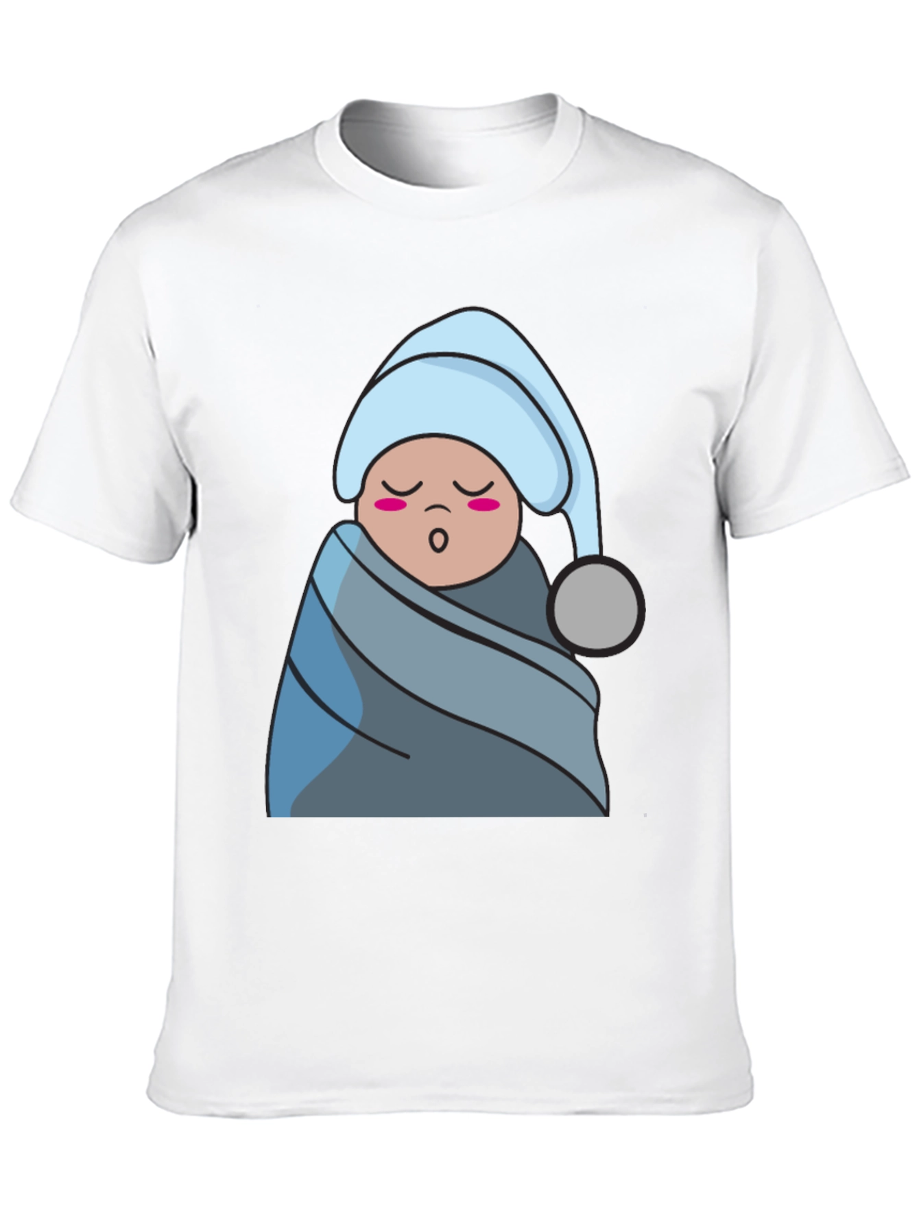Cute Sleeping Baby Graphic T-Shirt