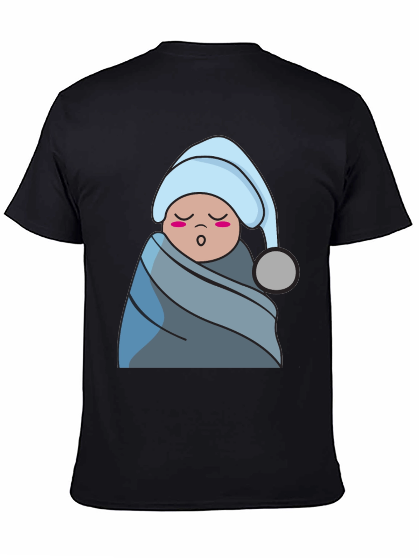 Cute Sleeping Baby Graphic T-Shirt