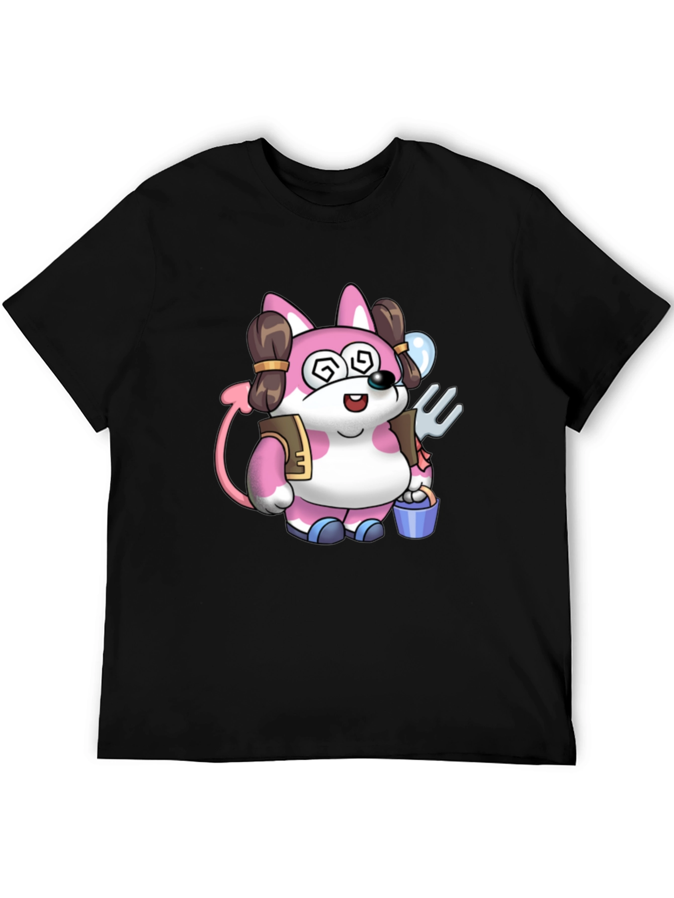Funny Cartoon Character Graphic T-Shirt