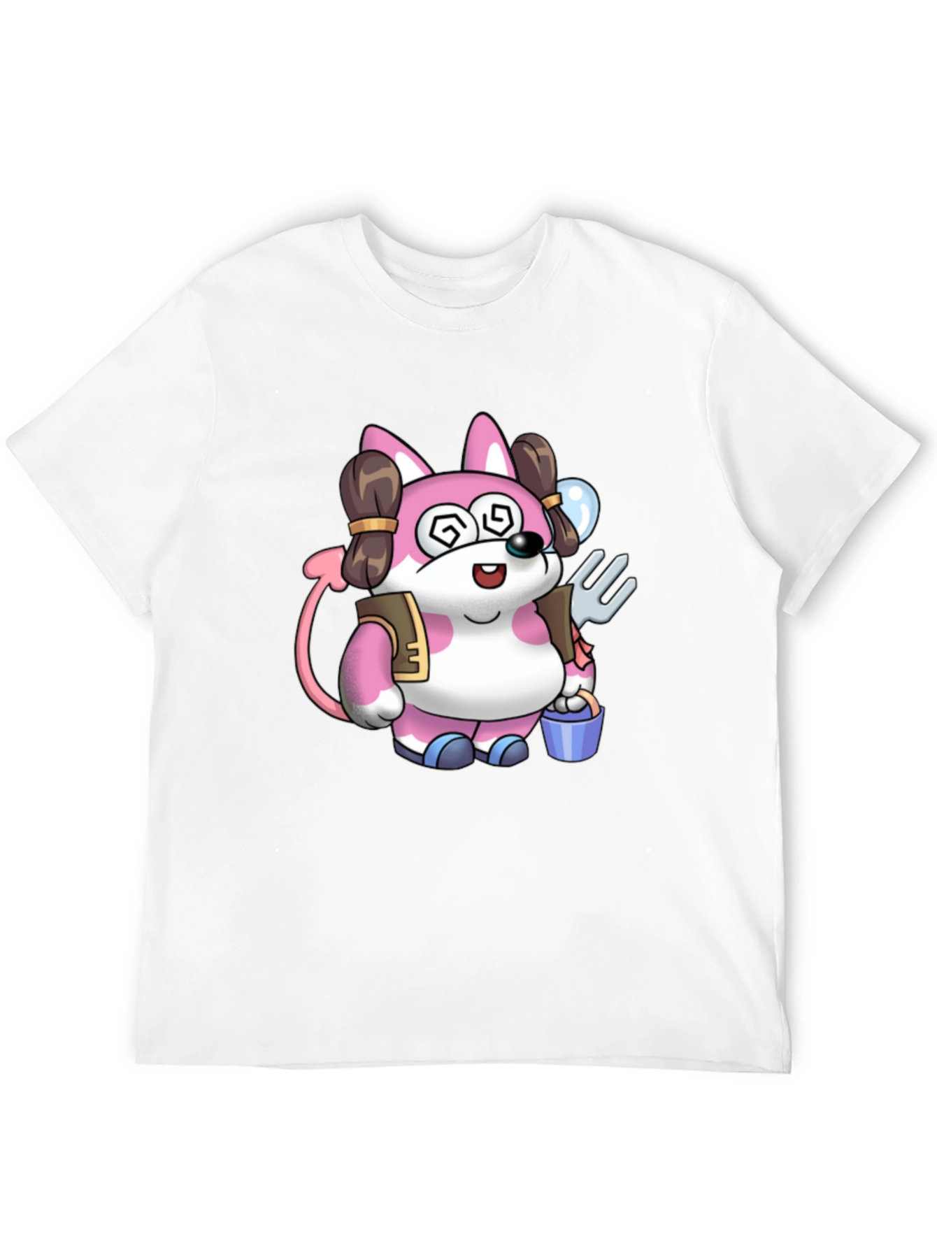 Funny Cartoon Character Graphic T-Shirt