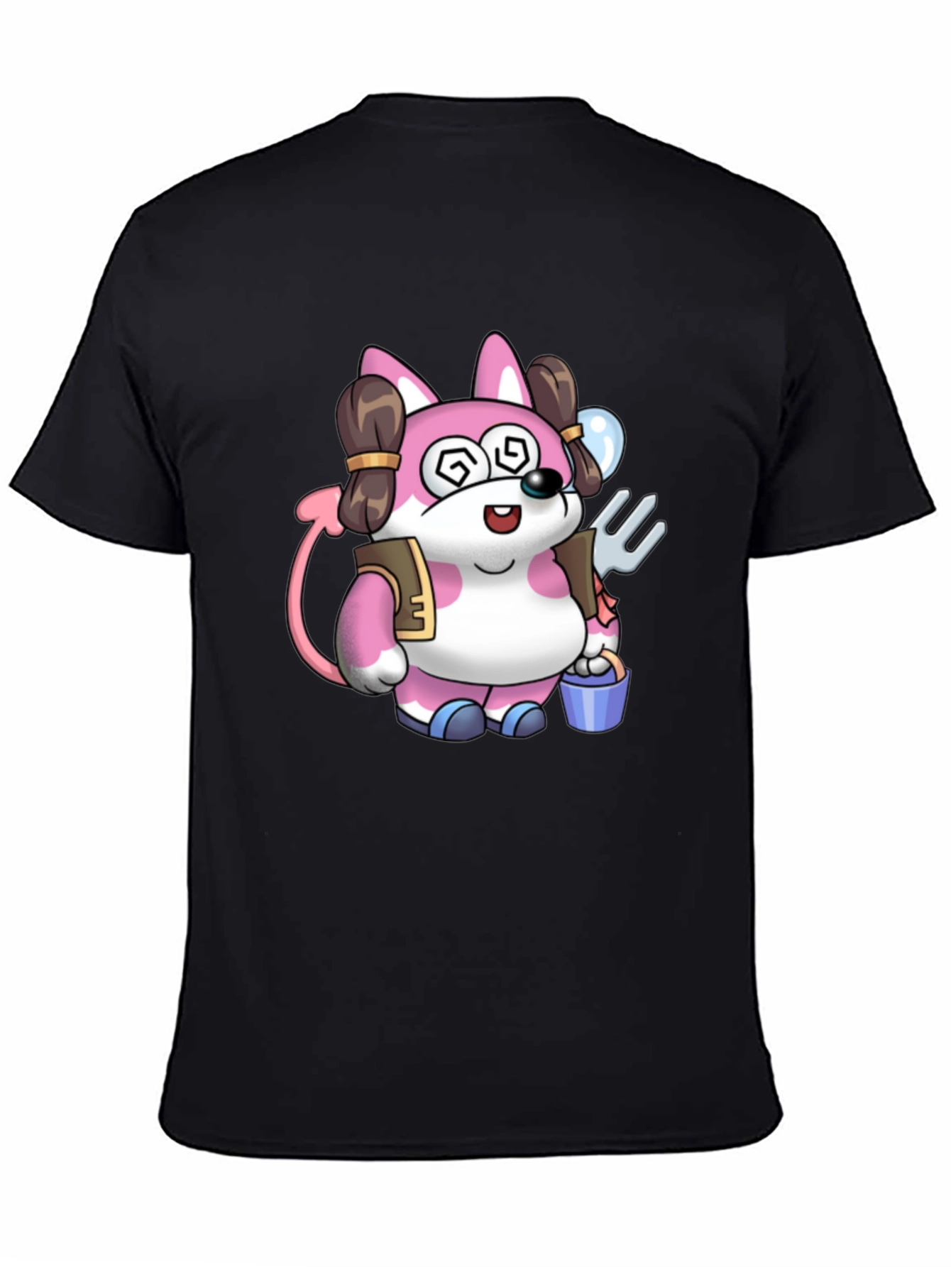 Funny Cartoon Character Graphic T-Shirt