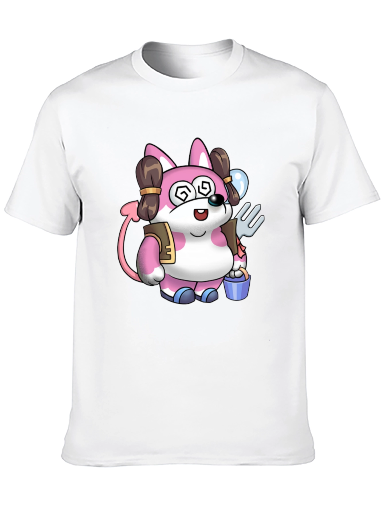 Funny Cartoon Character Graphic T-Shirt