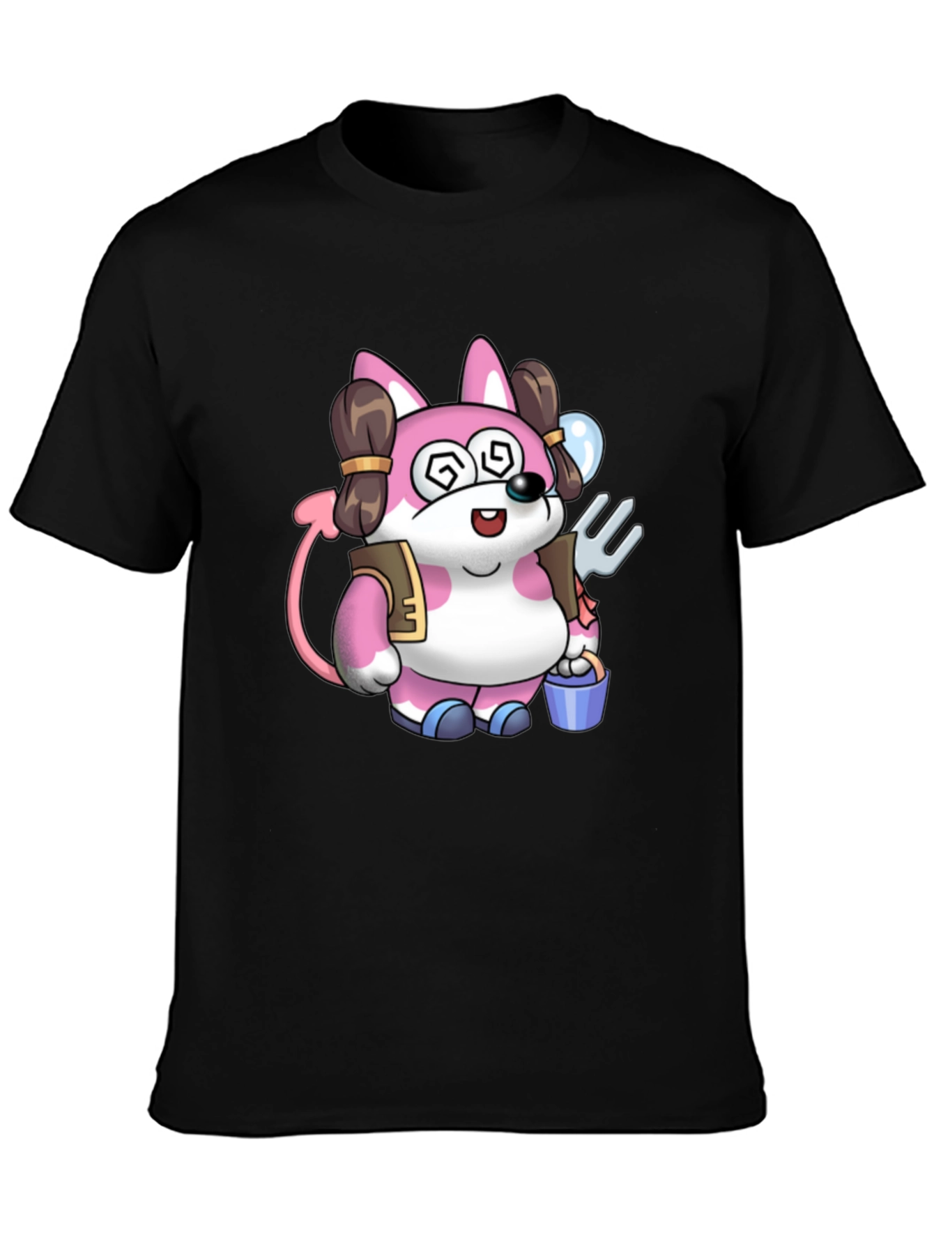 Funny Cartoon Character Graphic T-Shirt