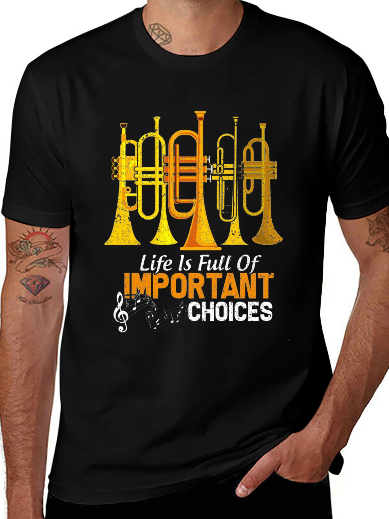 Music Lovers Tee: Life is Full of Choices
