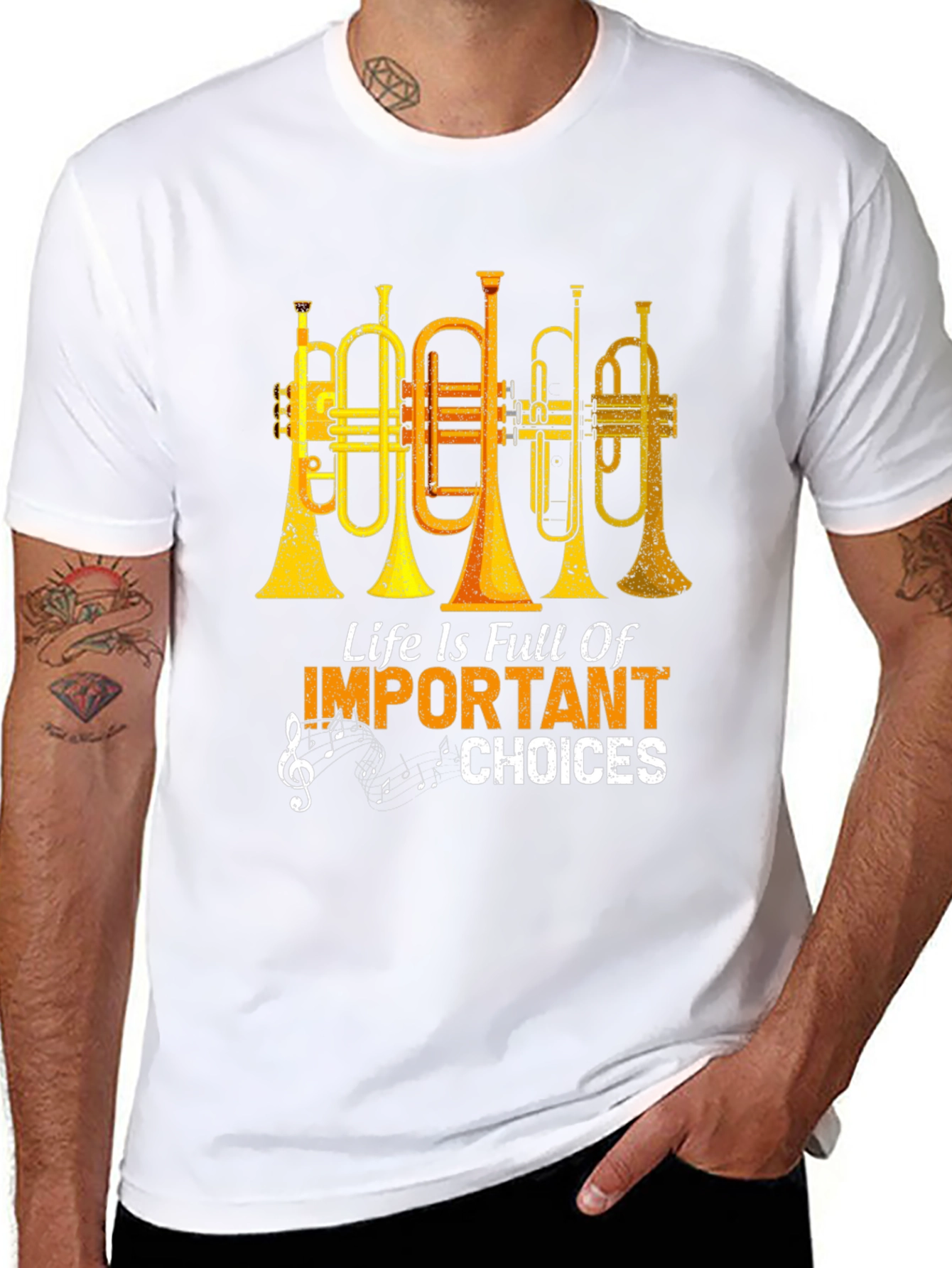 Music Lovers Tee: Life is Full of Choices