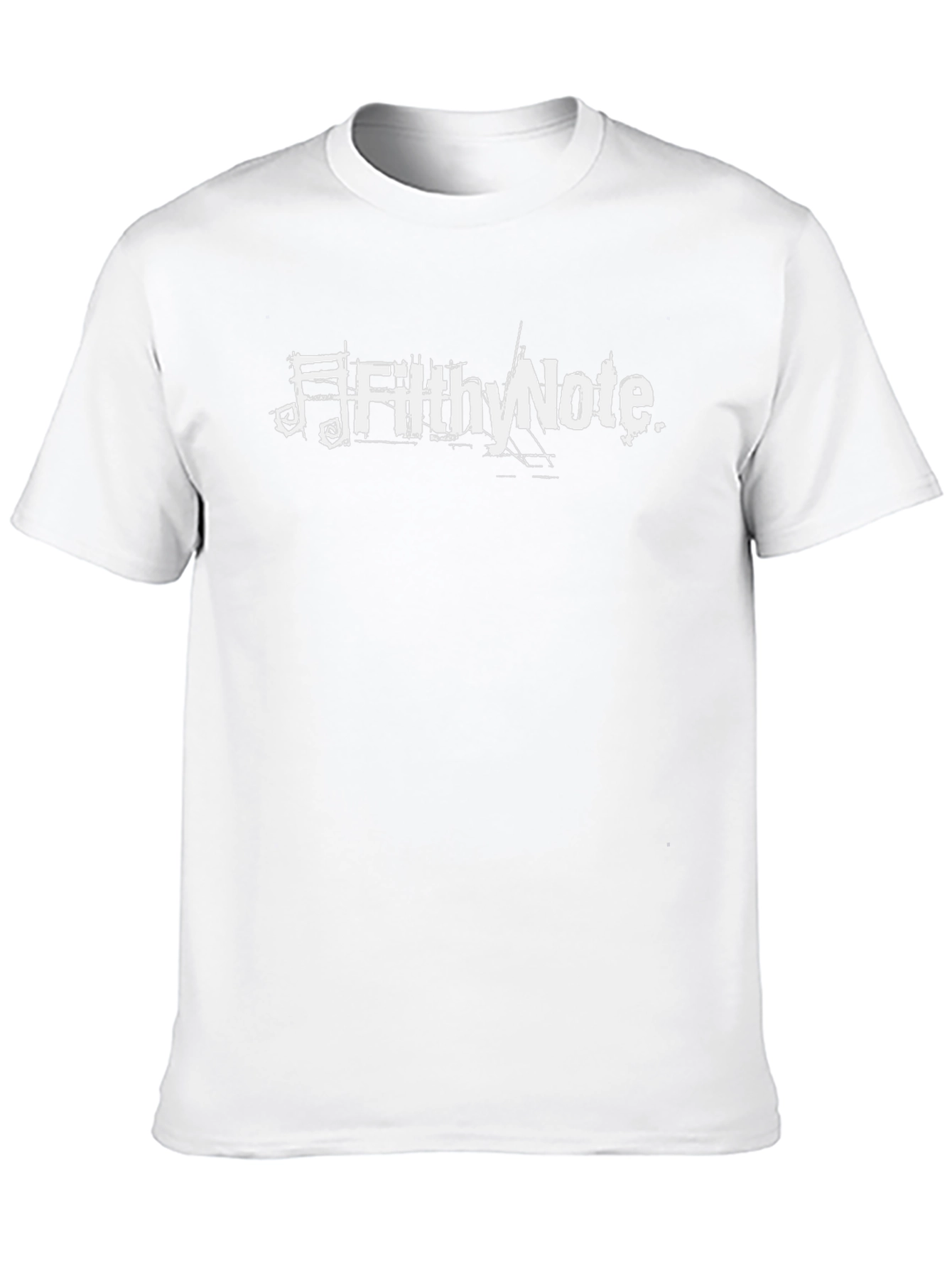 Filthy Note Graphic Tee - Black Cotton T-Shirt