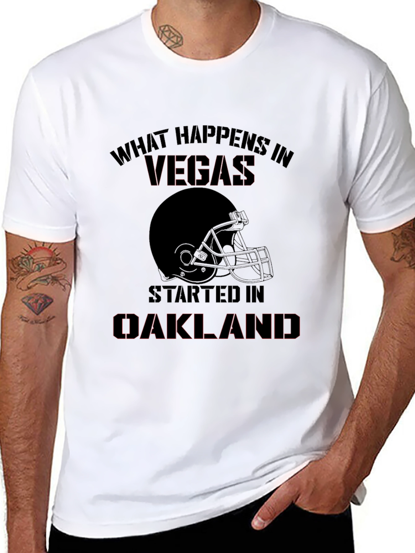 What Happens in Vegas Started in Oakland T-Shirt