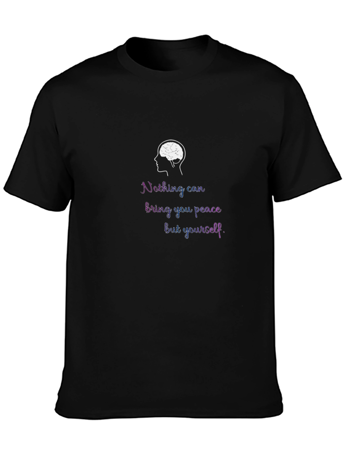 Peace Within Brain Graphic Tee