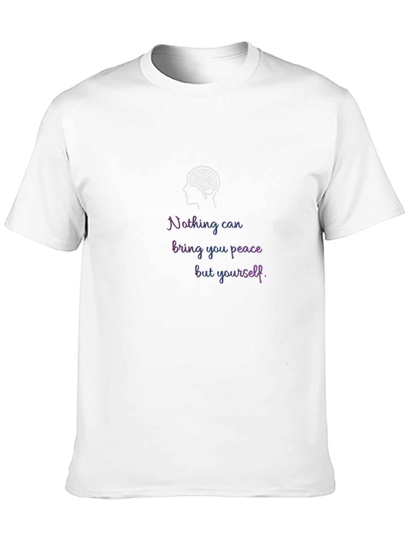 Peace Within Brain Graphic Tee