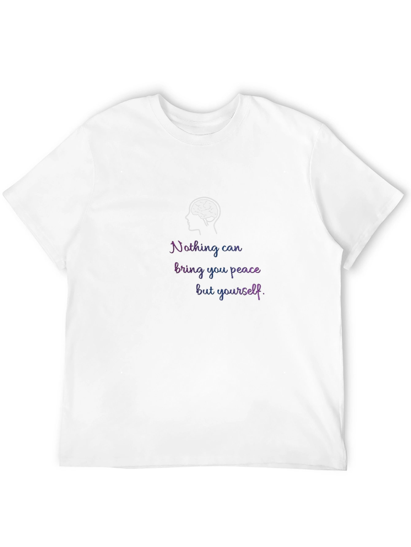 Peace Within Brain Graphic Tee