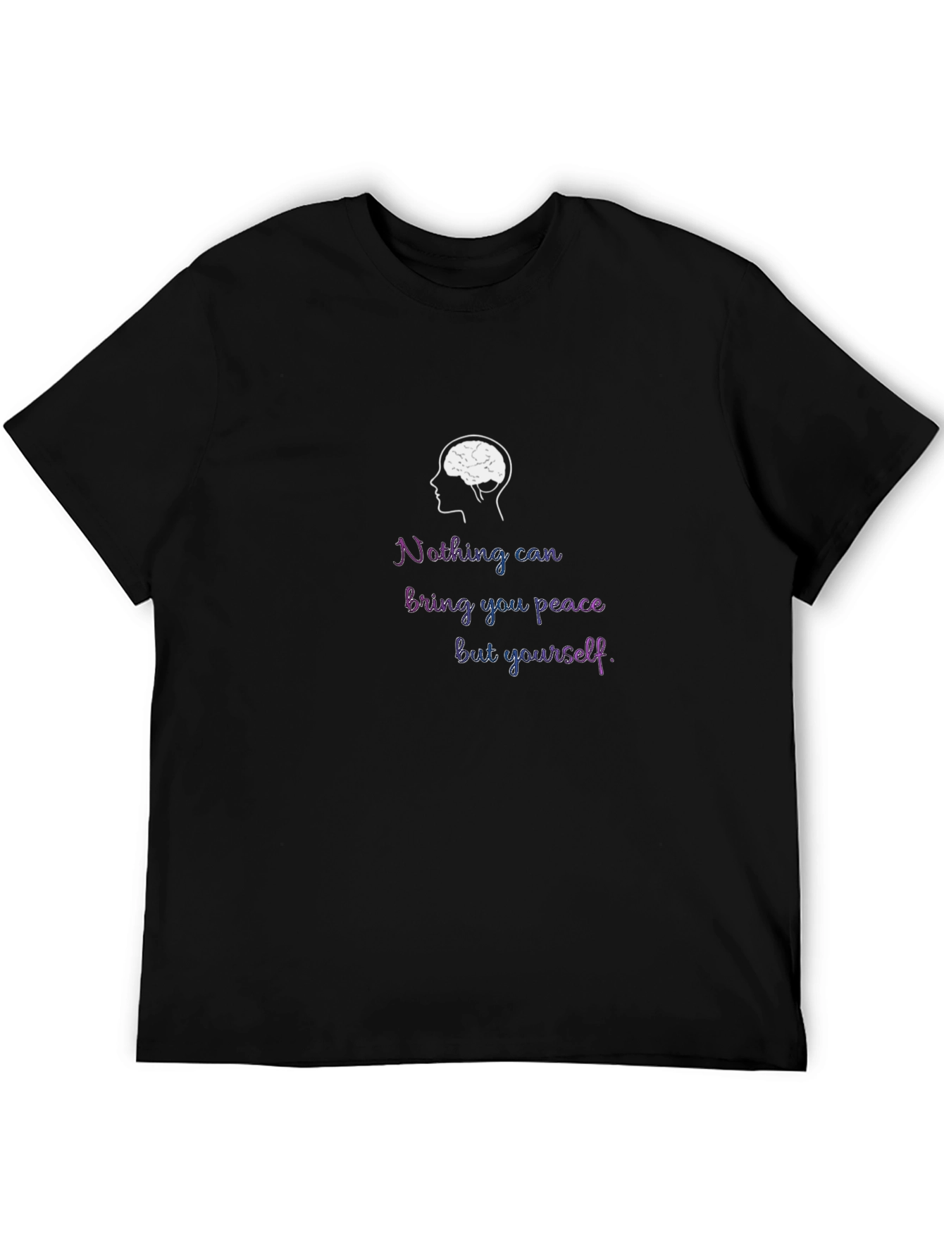 Peace Within Brain Graphic Tee