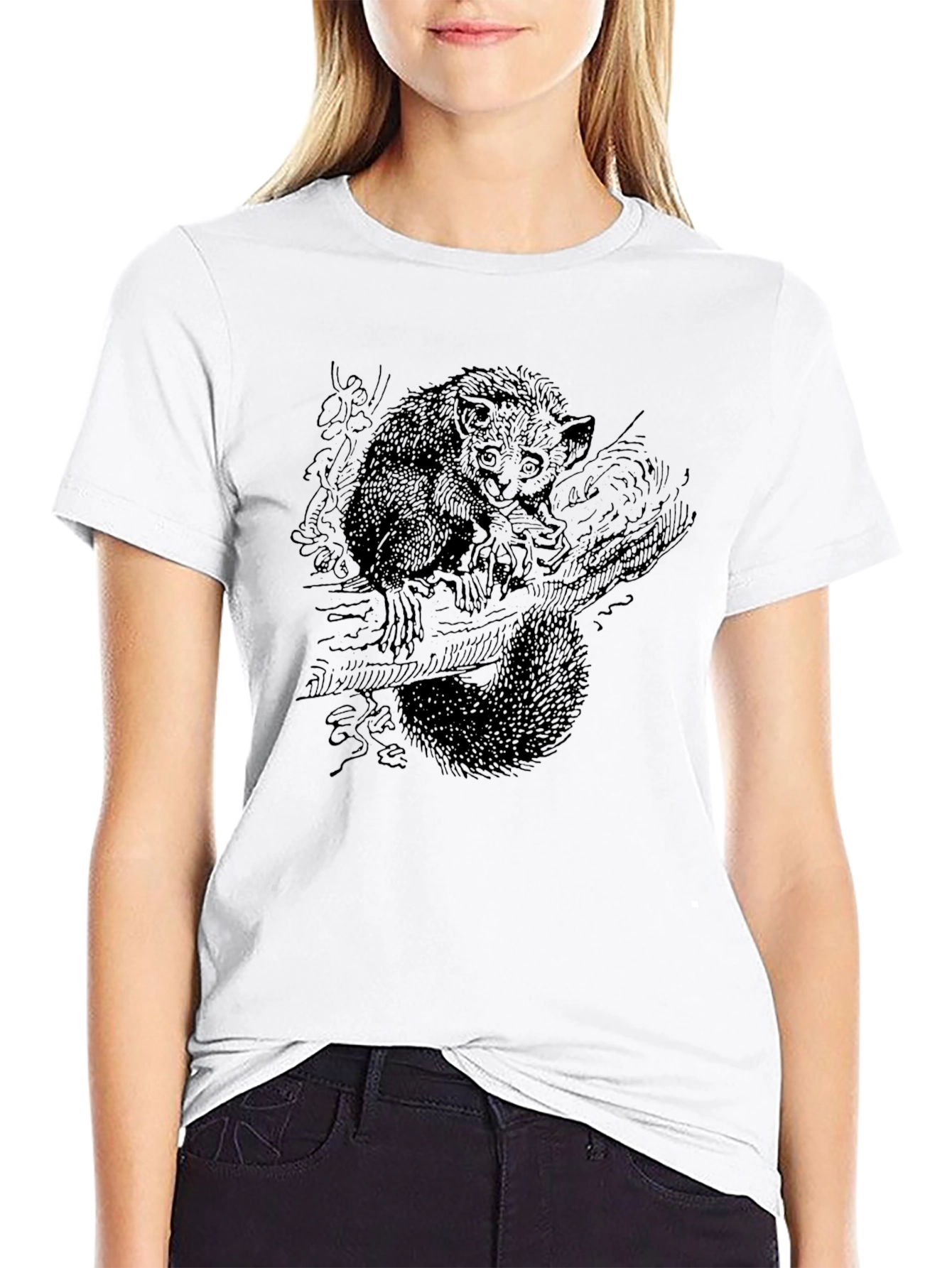 Tarsier Graphic T-Shirt - Unique Animal Tee