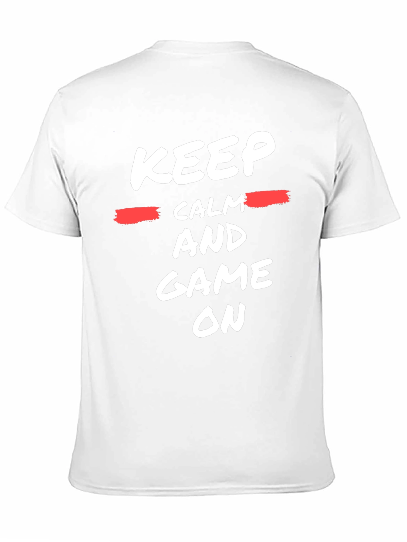 Keep Calm and Game On Black T-Shirt