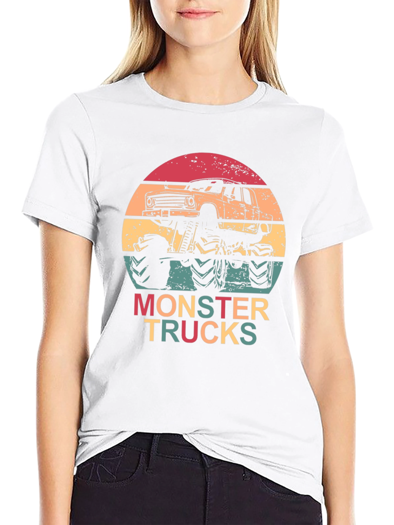 Monster Truck Retro Graphic Tee
