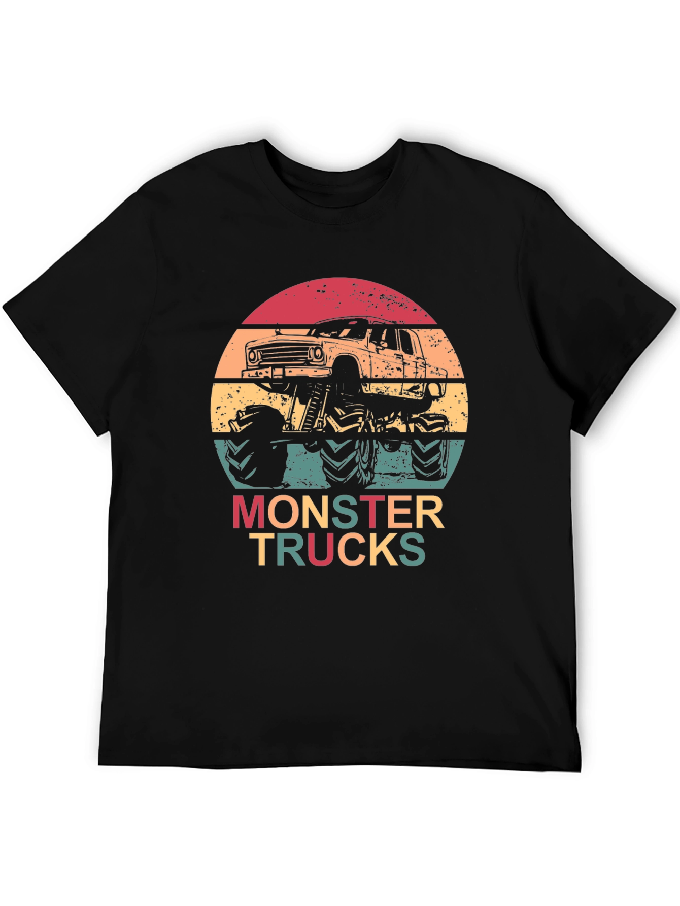 Monster Truck Retro Graphic Tee