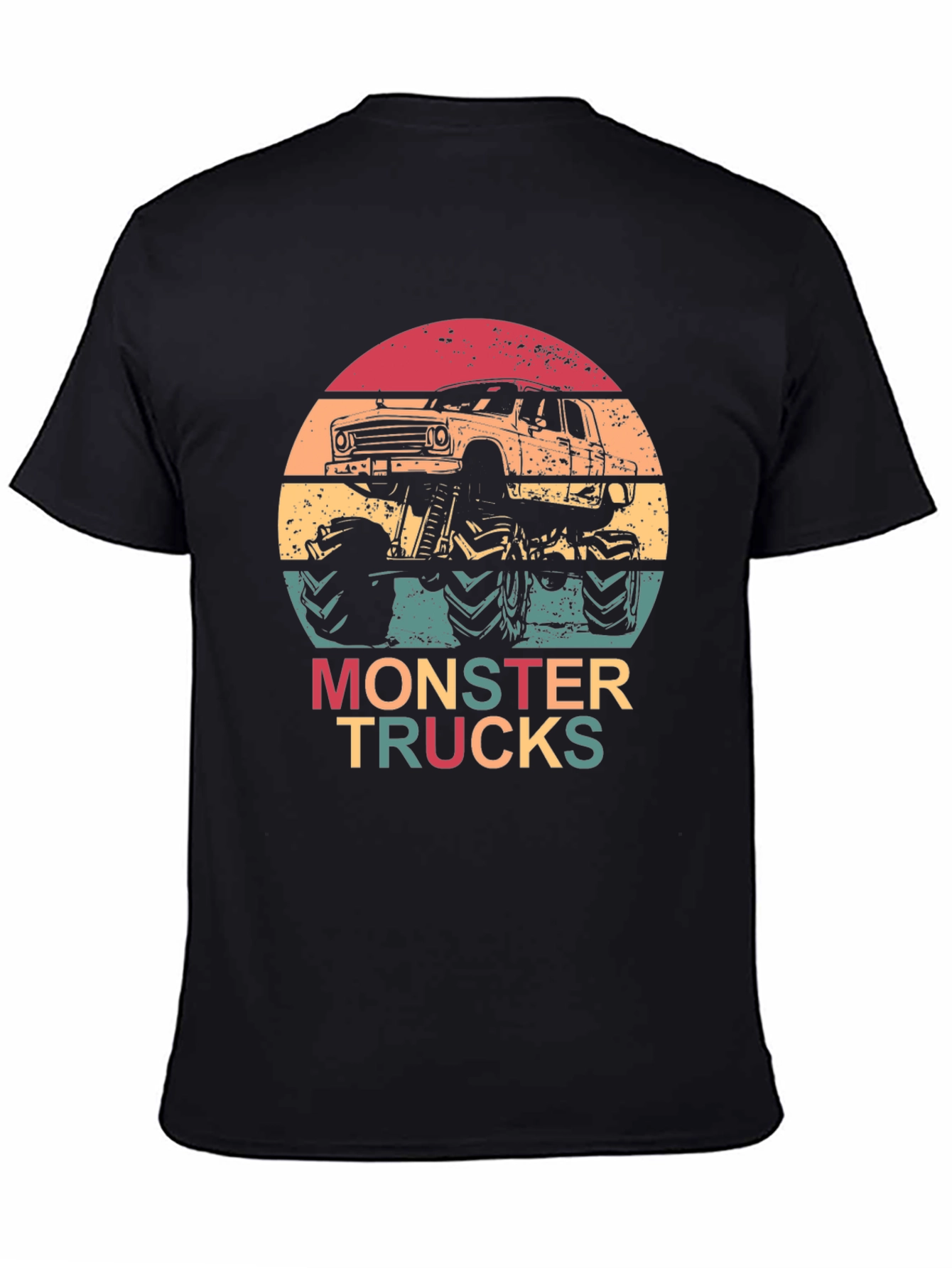 Monster Truck Retro Graphic Tee