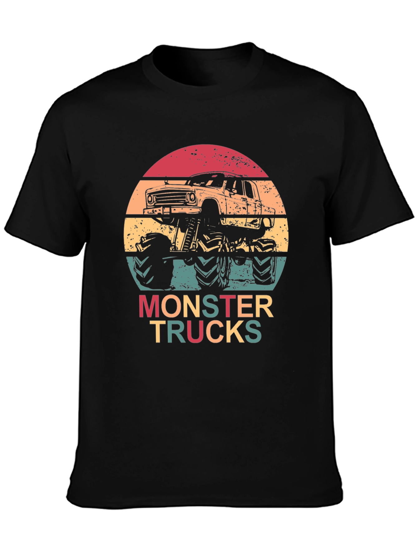 Monster Truck Retro Graphic Tee