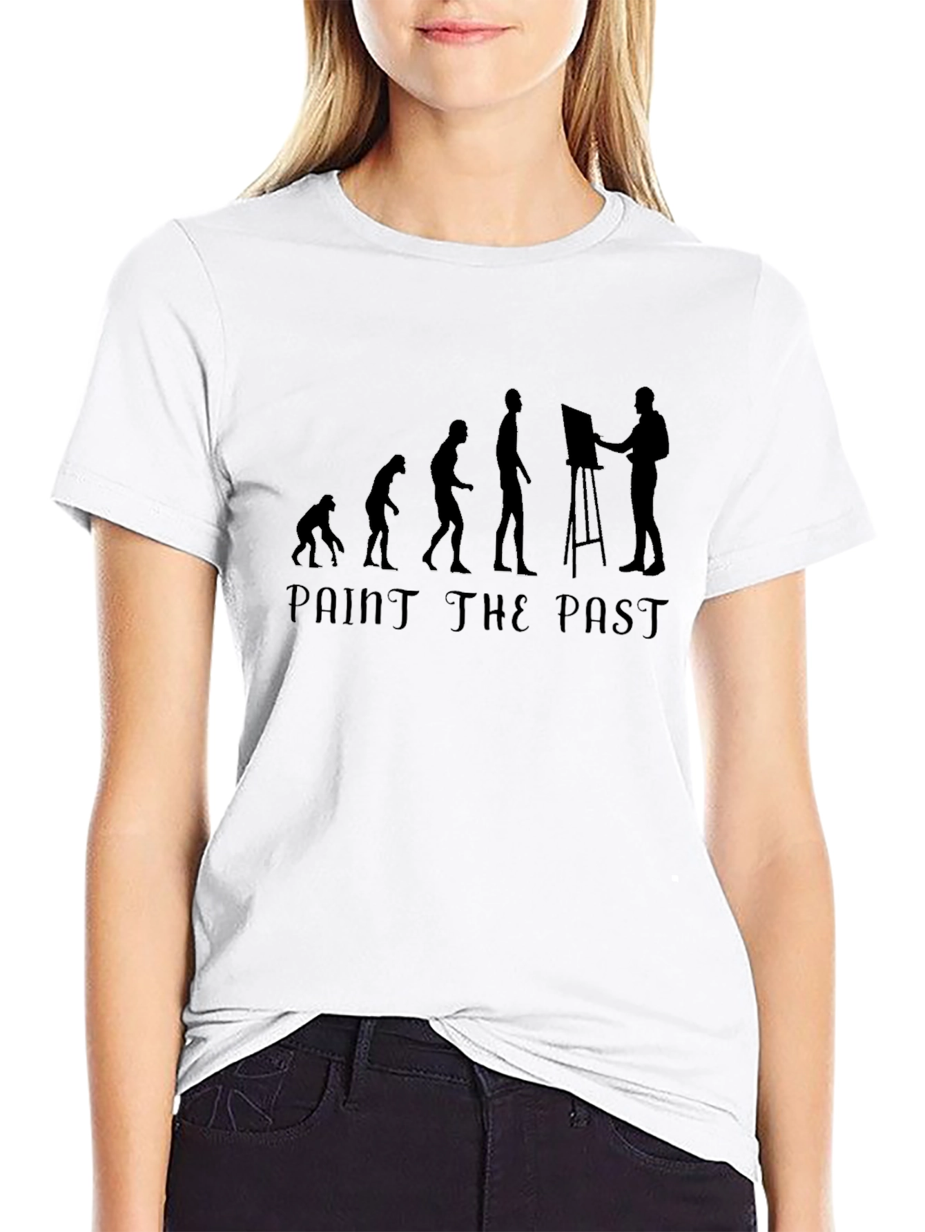 Paint the Past Evolution Graphic T-Shirt