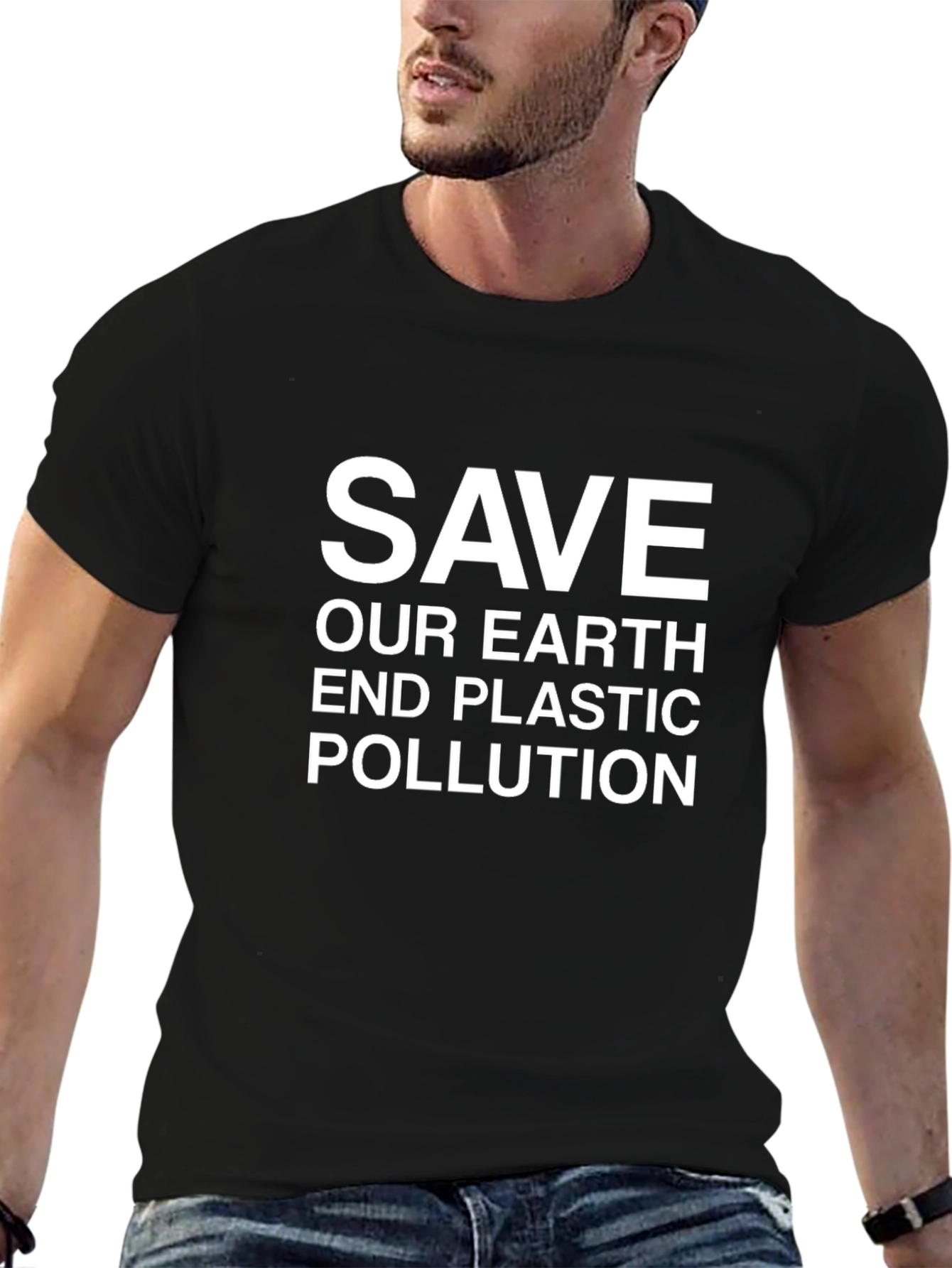 Save Our Earth T-Shirt - End Plastic Pollution Tee
