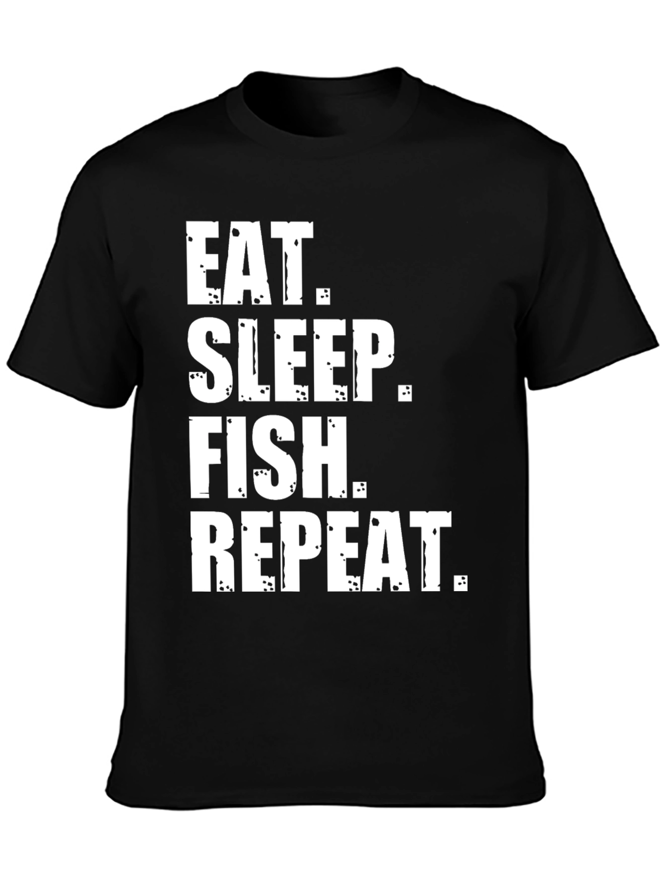 Eat Sleep Fish Repeat Graphic Tee