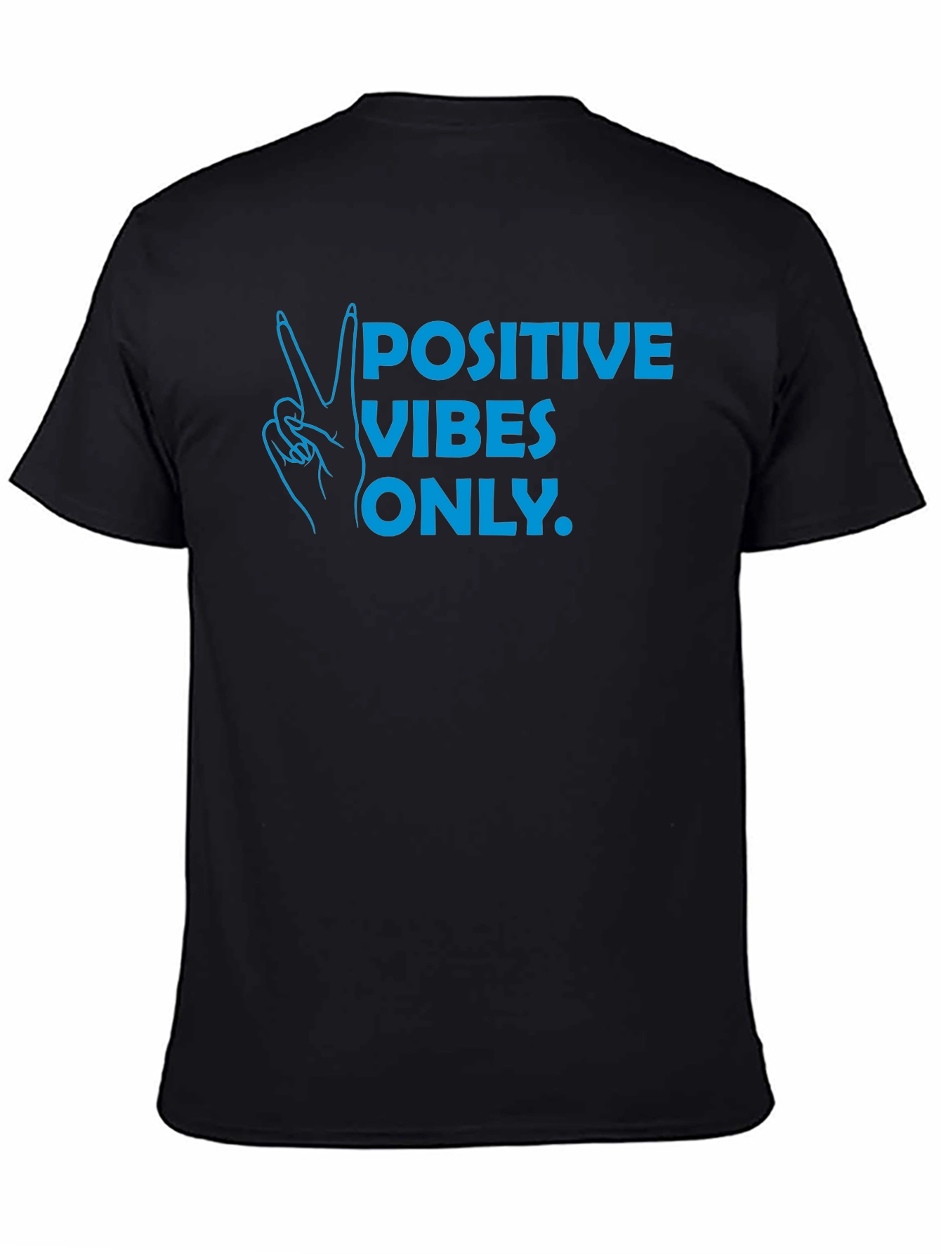 Positive Vibes Only T-Shirt - Black