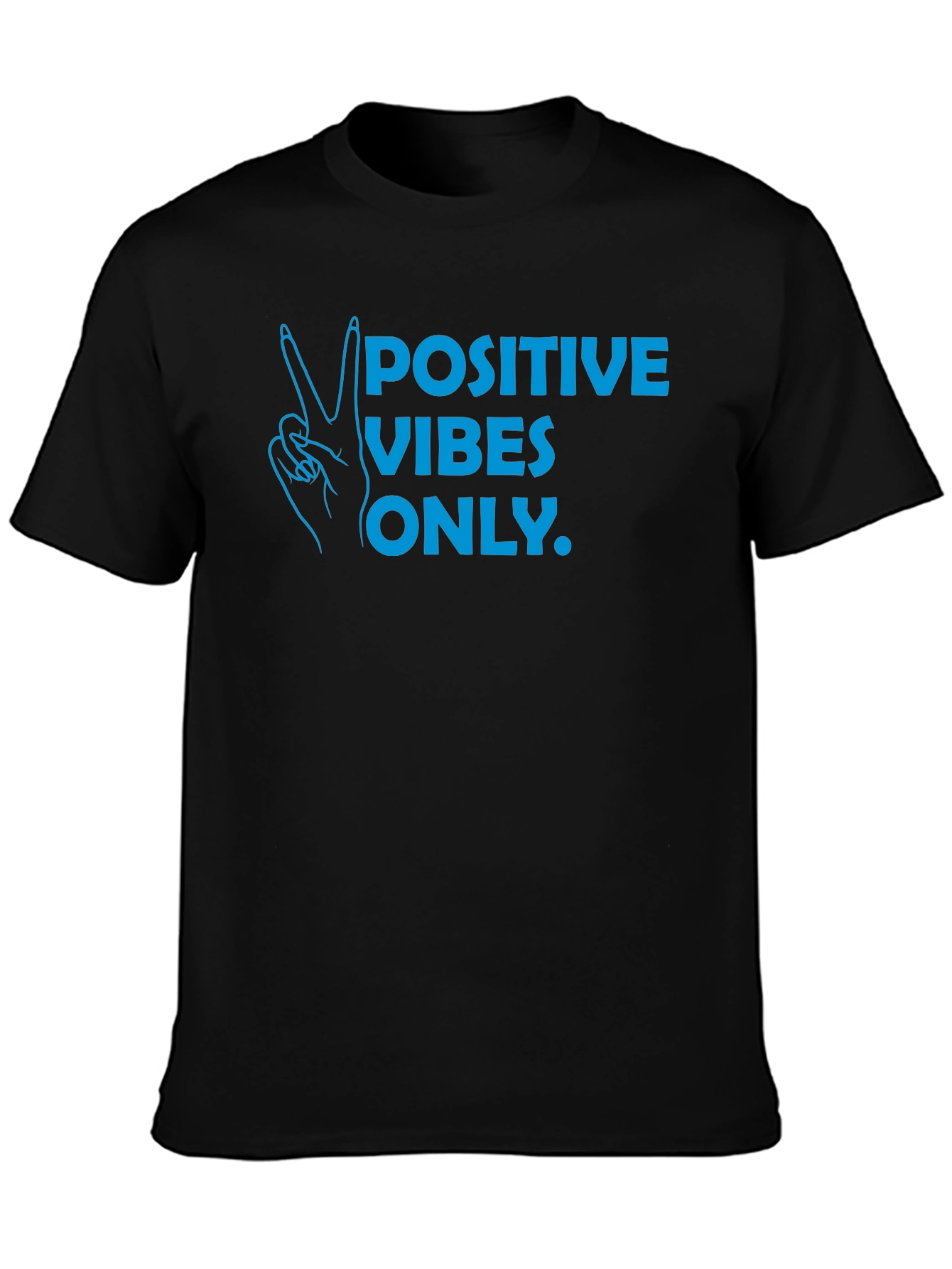 Positive Vibes Only T-Shirt - Black