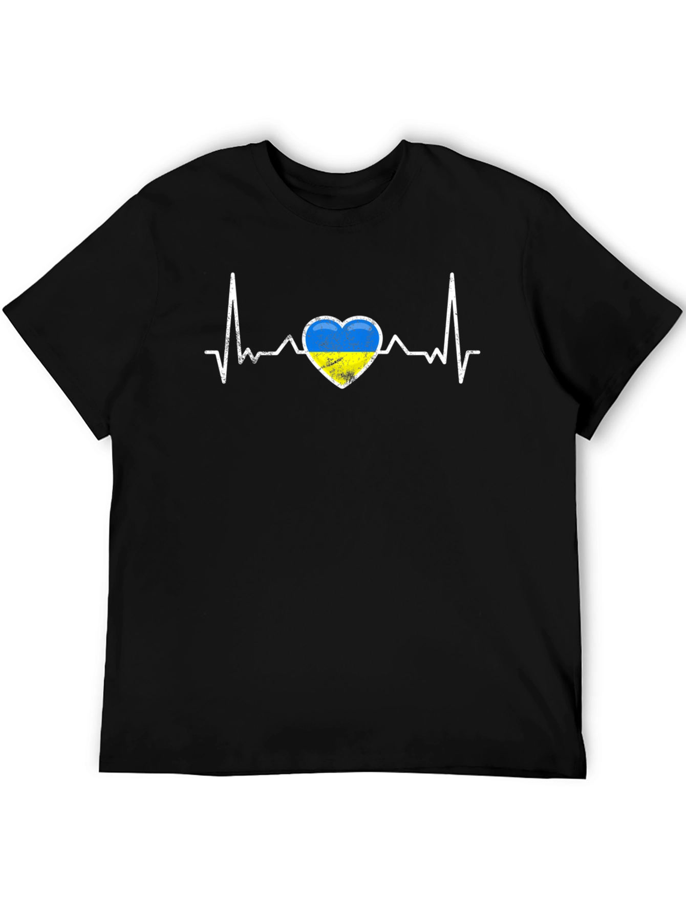 Ukraine Heartbeat T-Shirt - Show Your Support
