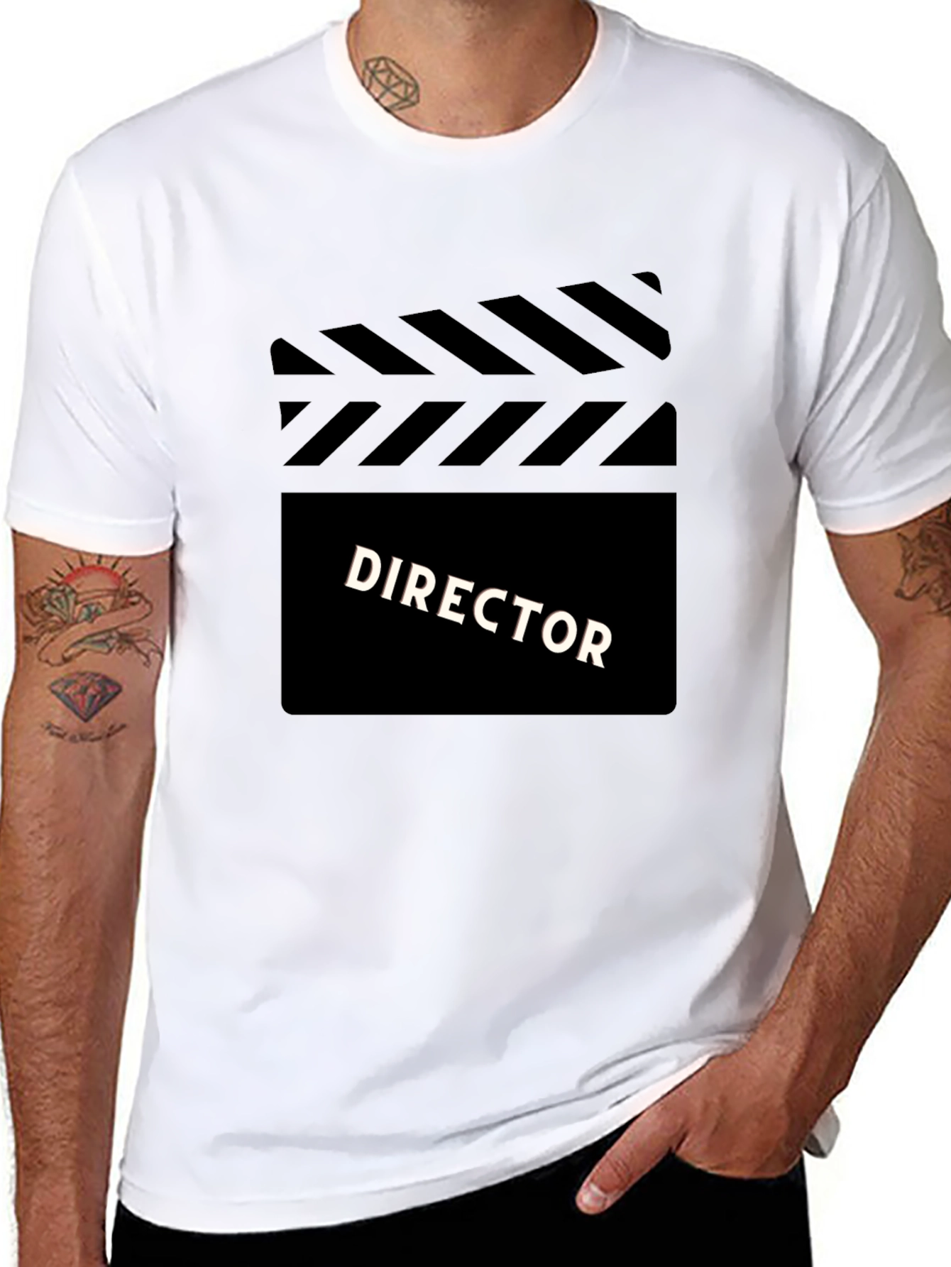 Director Clapperboard Graphic Tee - Film Lover Shirt