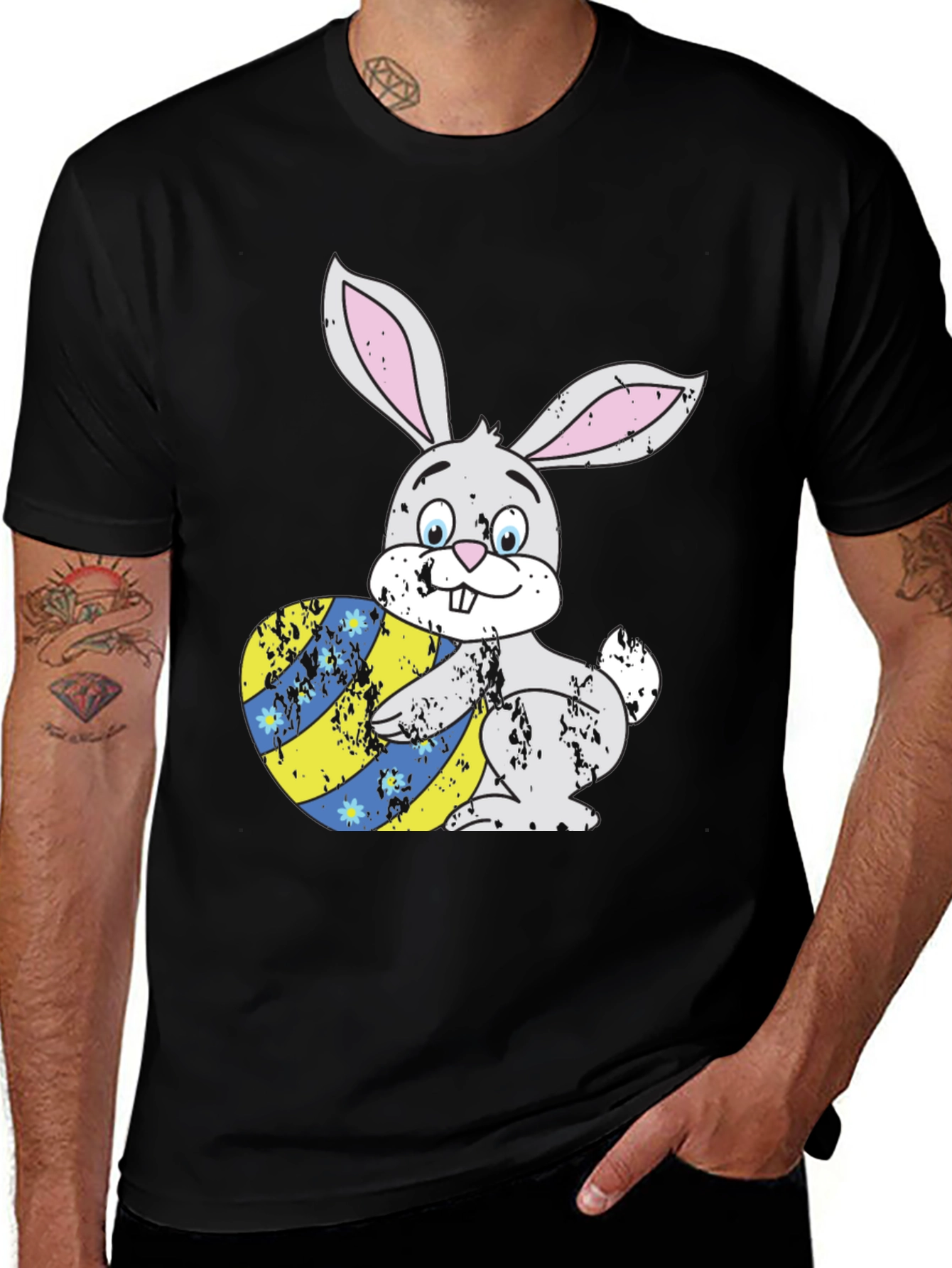 Easter Bunny T-Shirt with Egg
