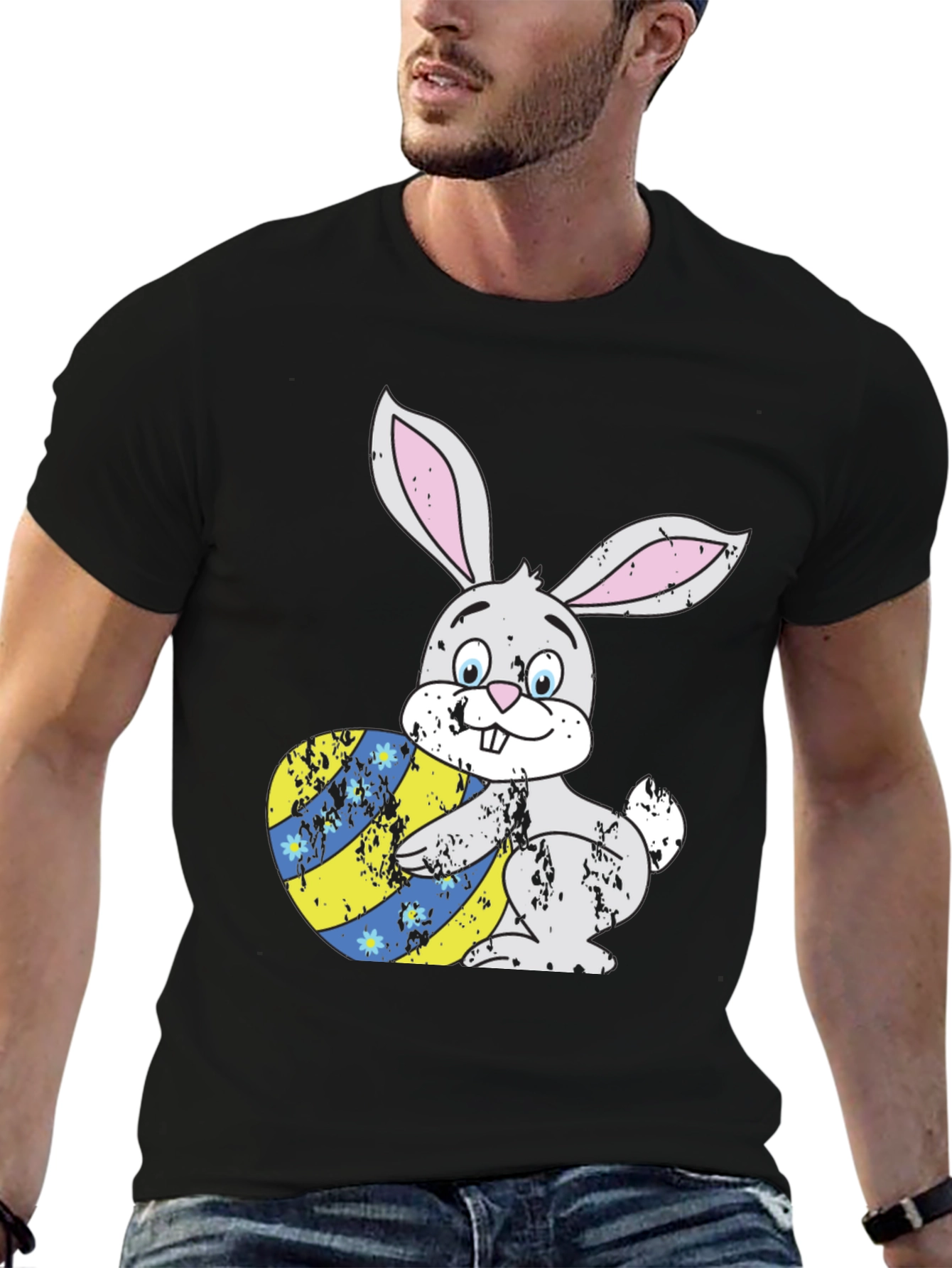 Easter Bunny T-Shirt with Egg