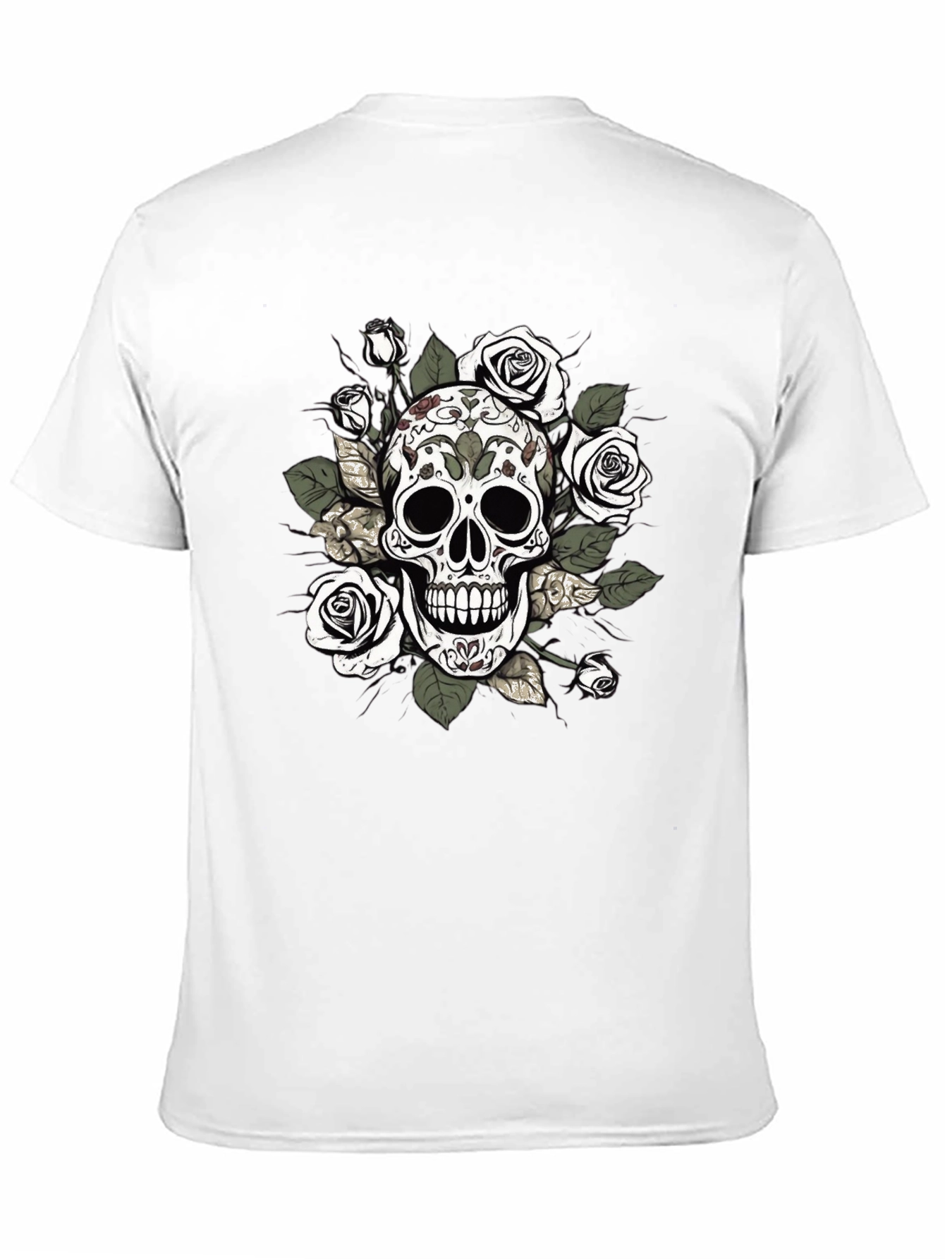 Skull and Roses Graphic Tee