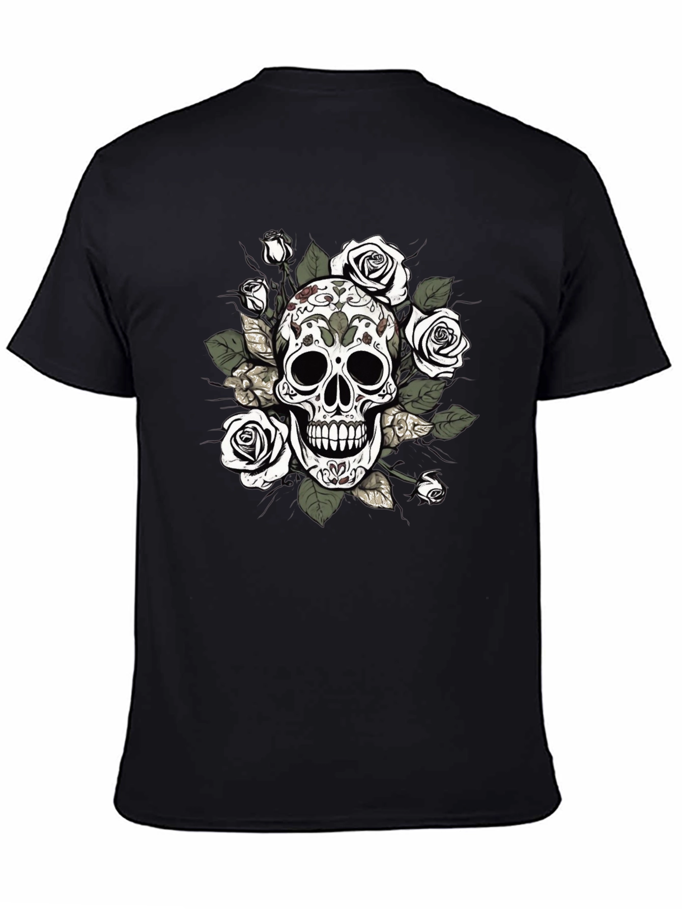Skull and Roses Graphic Tee